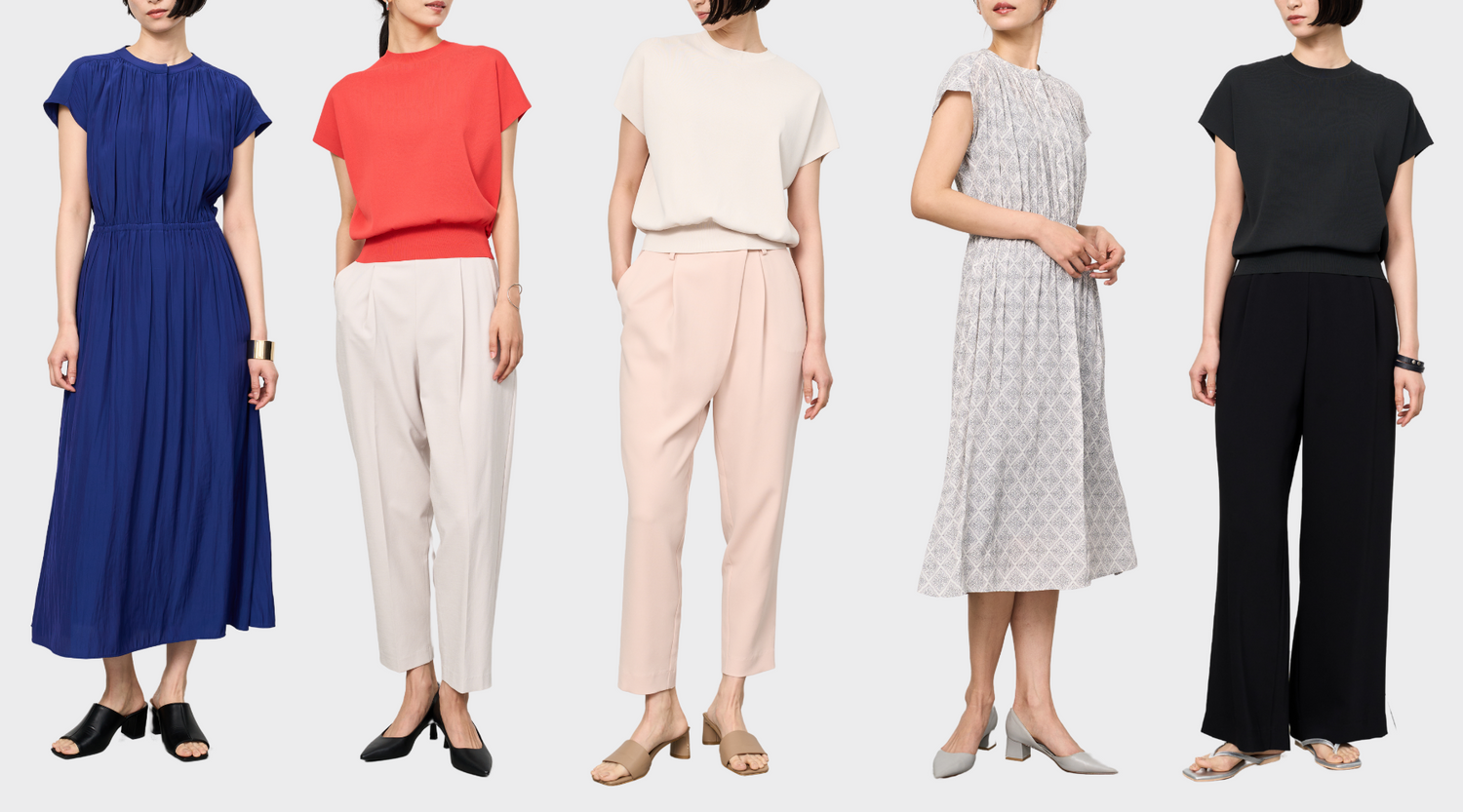 【6月の新作情報公開】機能性ときちんと感を両立した夏アイテムと新型アクセサリーが登場｜ベストセラーパンツが進化して再入荷