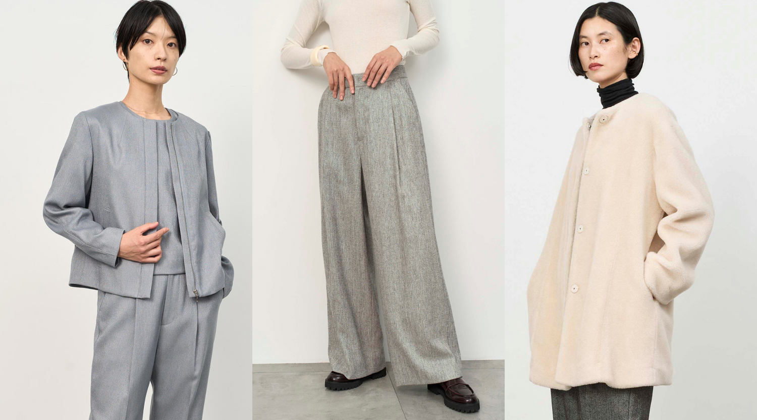 【10月の新作情報公開】秋冬の装いを楽しむ3つの新シリーズ。ニットアイテムは新色を加えて登場