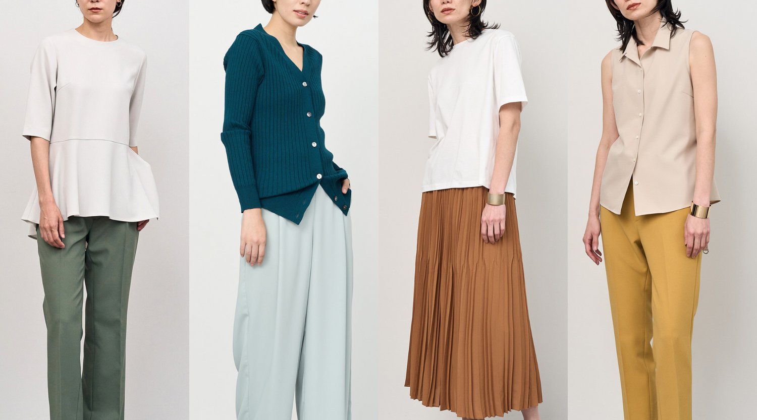 秋冬カラーを春夏にシフト。キャメルやカーキなどの"深みカラー"を賢く着回すアイディア6選