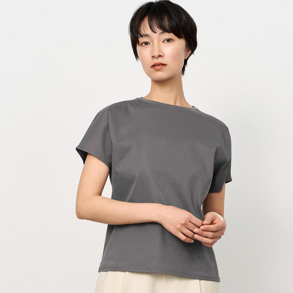Tシャツ・カットソー TOP 新作・再入荷】多機能できれい見え。新しいタイプのTシャツ