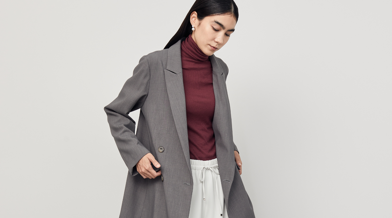 【11月2週のおすすめ】通勤から休日まで活躍。裏地なしで肩肘張らずに着られるダブルジャケットが入荷しました。
