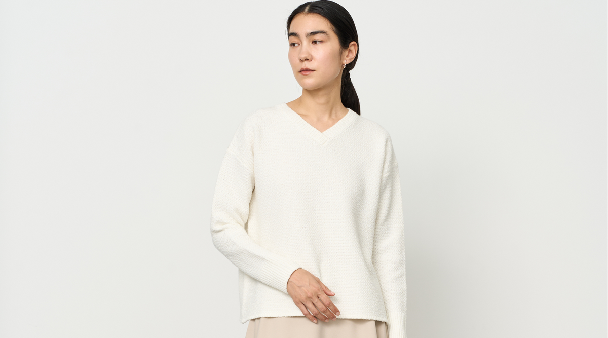 【1月4週のおすすめ】一枚で上品な佇まいを演出する、表情豊かな鹿の子ニットシリーズ