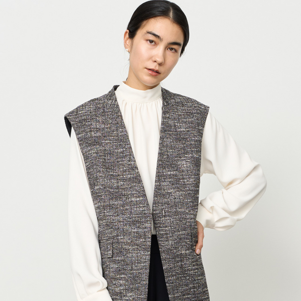 【美品】SOEJU ツィーディージャカードジレ ツィーディージャカードジレ - SOÉJU online store｜上質な大人