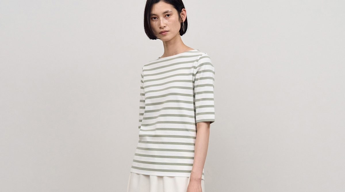 【7月1週のおすすめ】大人気のボーダーニットソーが再入荷。カジュアルなのに上品見えを叶える一枚