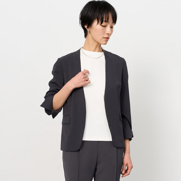 ソージュ soeju UV大判ストール　チャコール UV大判ストール- SOÉJU online store｜上質な大人の女性のための