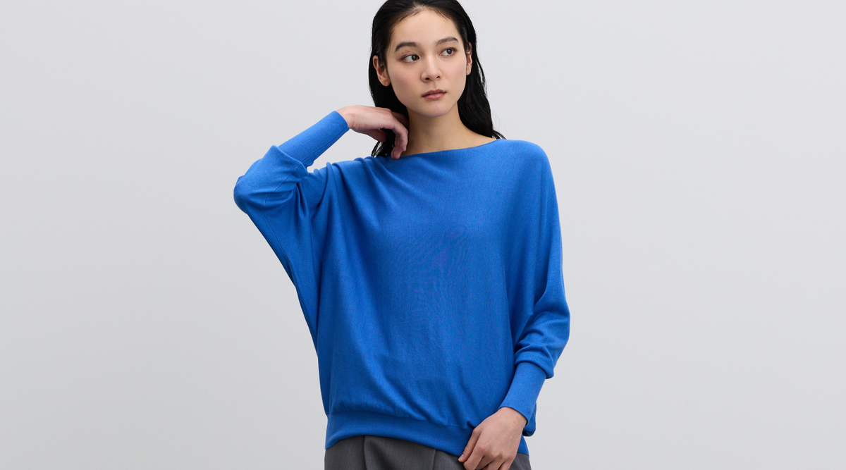 【新作・再入荷】春を楽しむ艶感シルクコットンニット｜セレモニースタイルにも活躍するクルーネックジレ