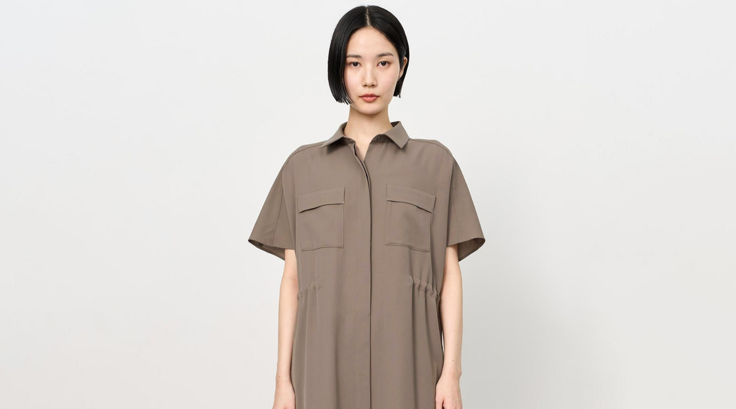 【再入荷】大人気ロングシャツワンピースが待望の再入荷｜ロングシーズン活躍するリボンブラウス