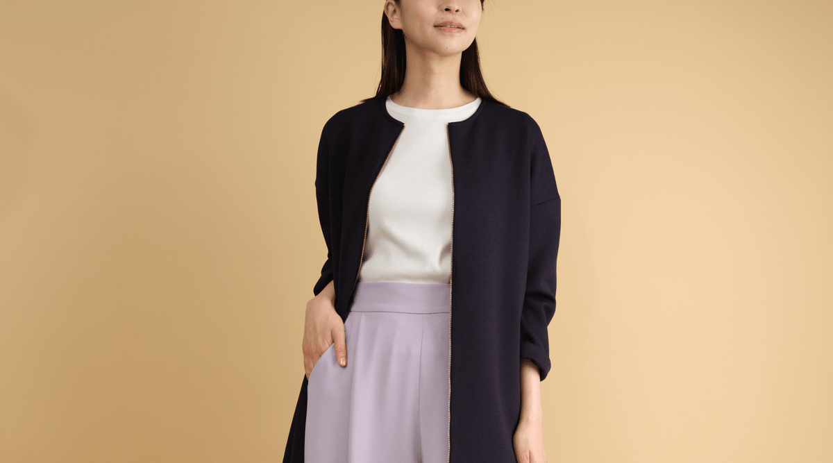 室内で脱がずに過ごせるアウター見えアイテムの選び方とは？ - SOÉJU online store (ソージュ オンラインストア)
