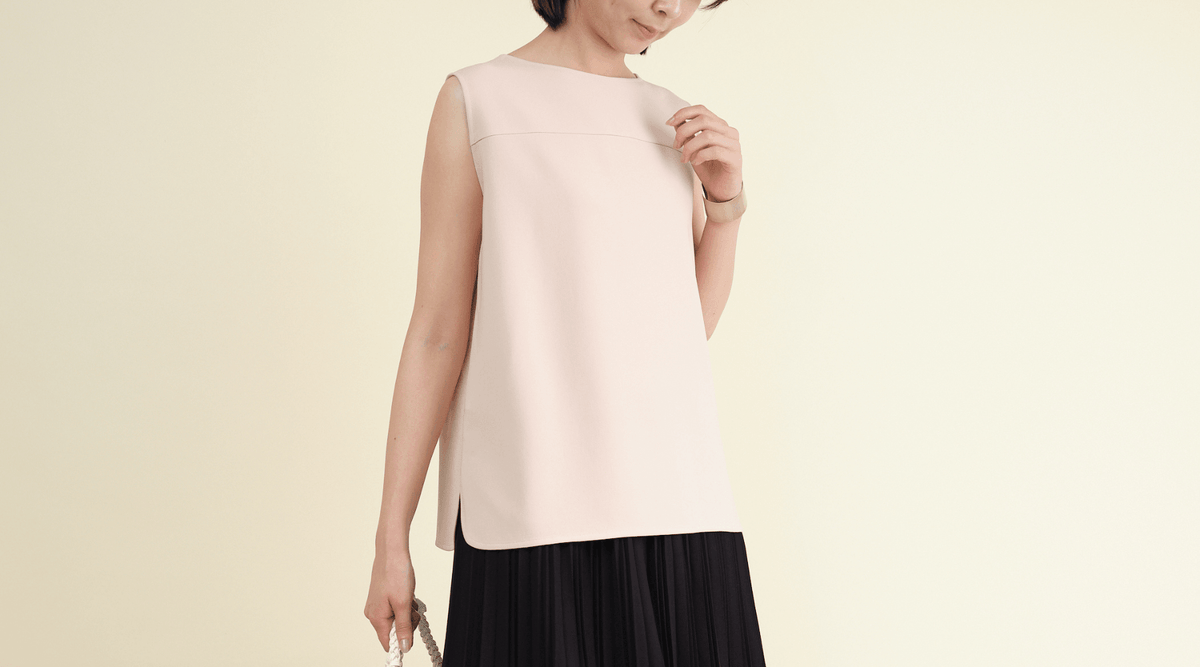 着こなしの幅が広がるアイテム、ノースリーブのススメ