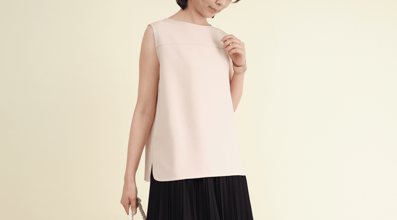 着こなしの幅が広がるアイテム、ノースリーブのススメ