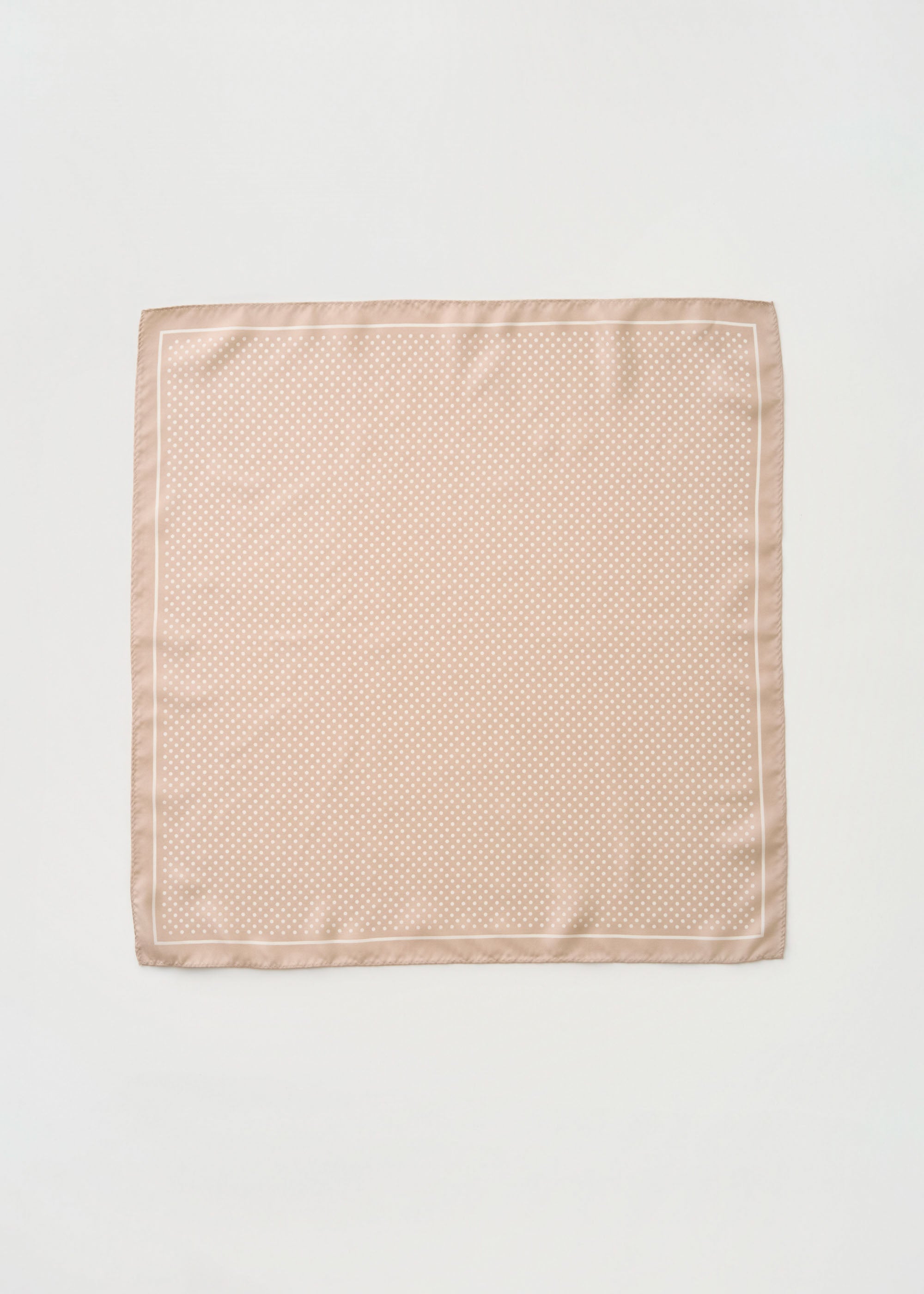 シルクドットプリントスカーフ