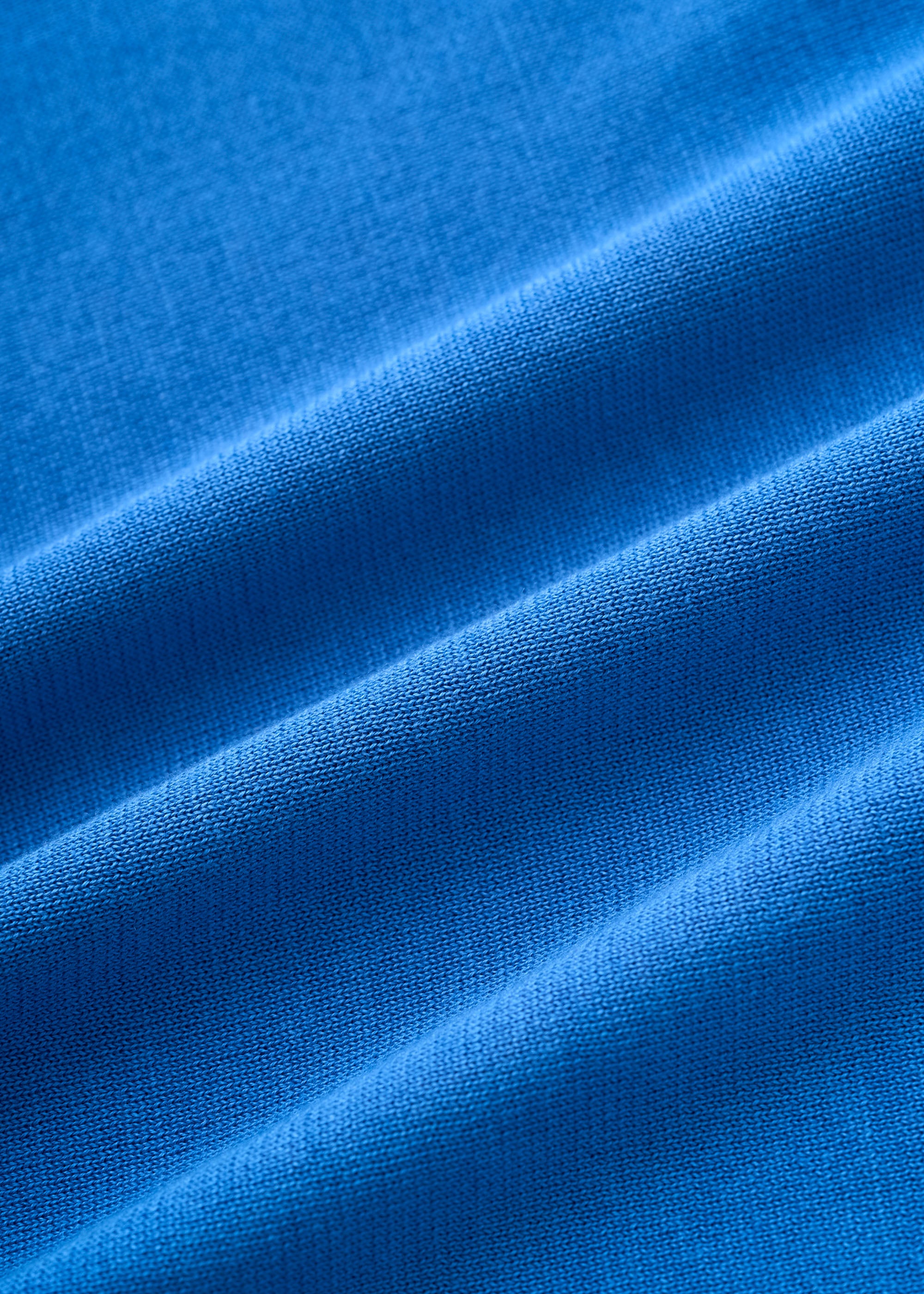 シルクコットンVネックニット