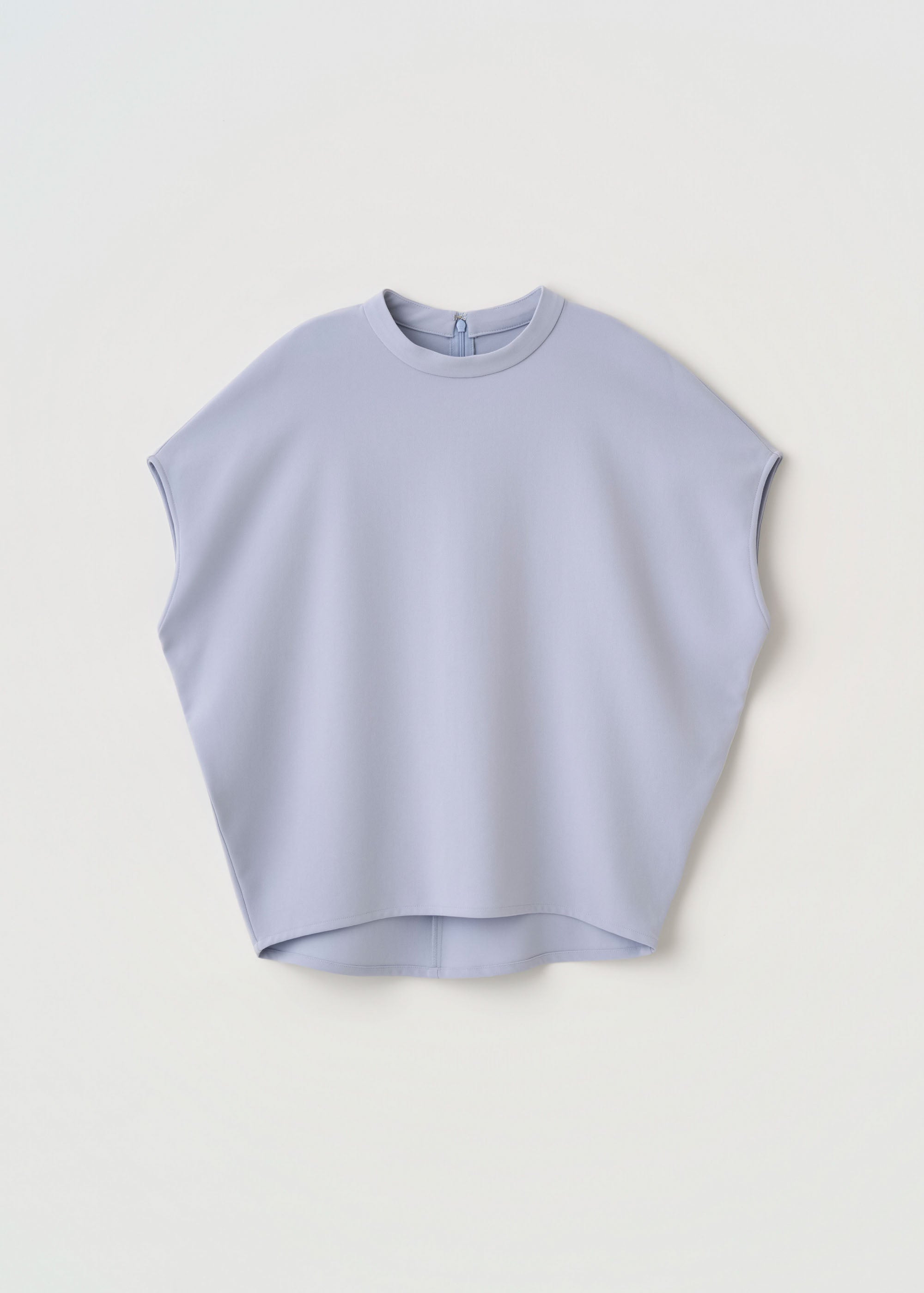 スタンドカラーコクーンブラウス