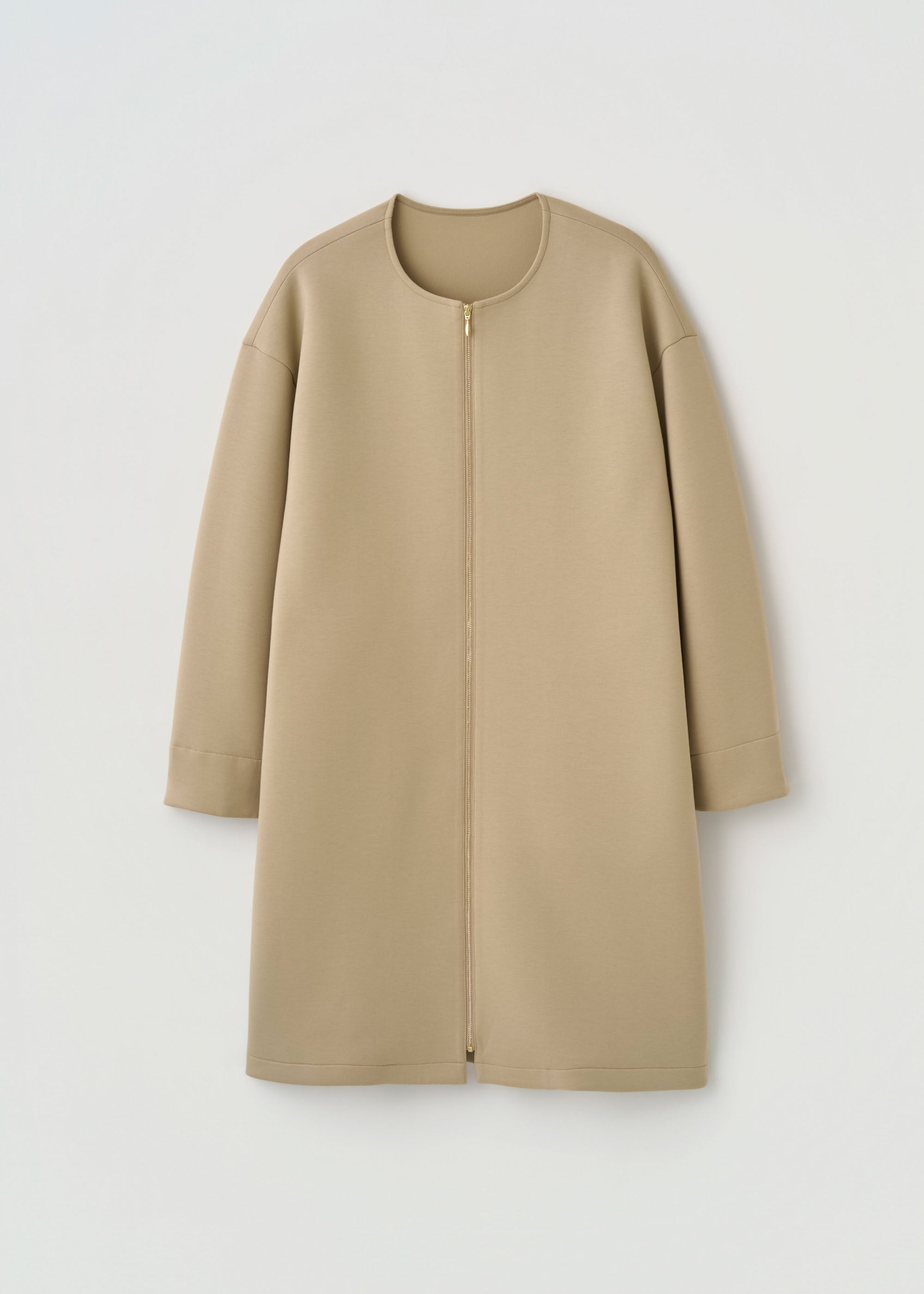 ソフトダブルフェイスジップコート