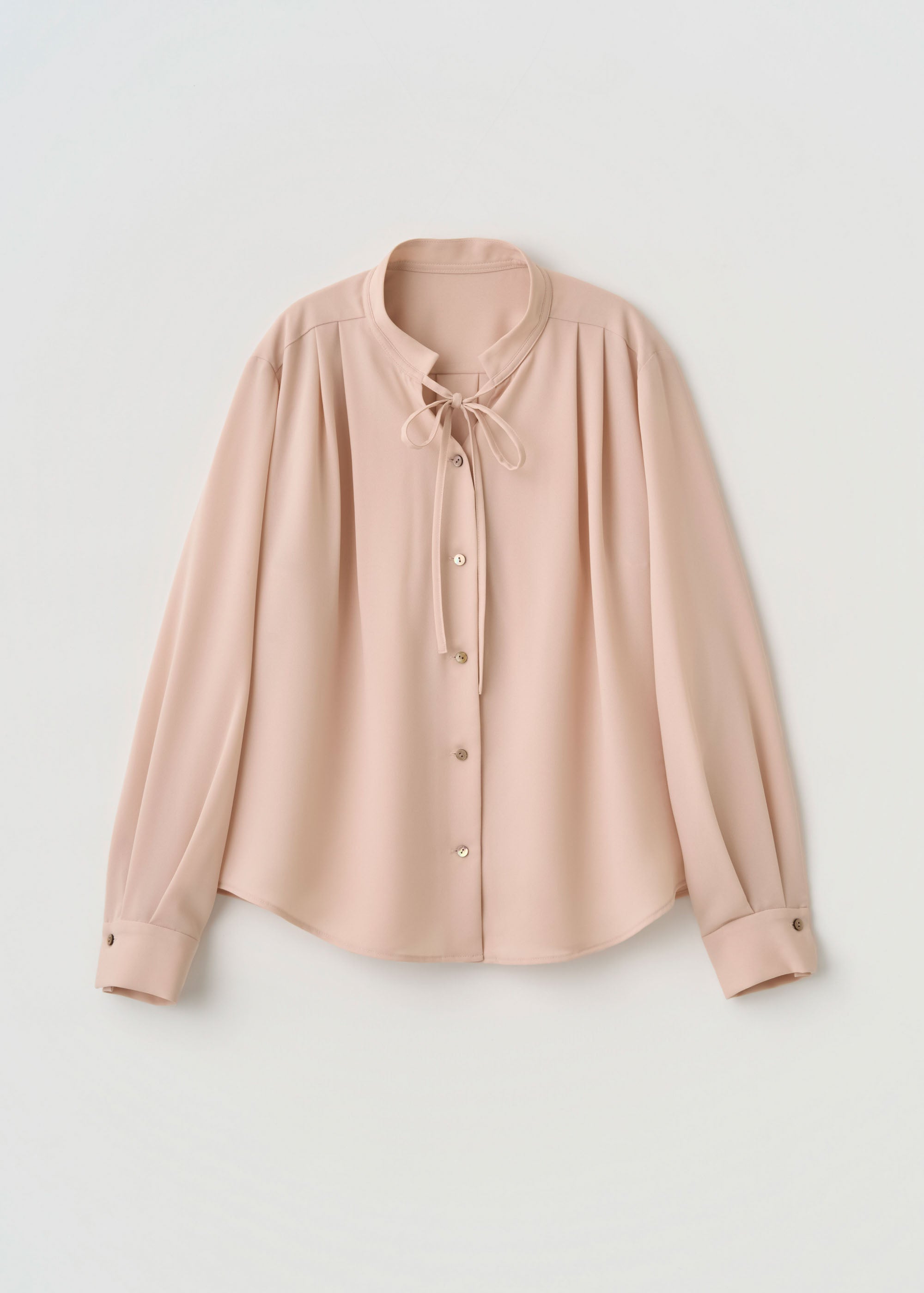 エアリージョーゼットリボンブラウス