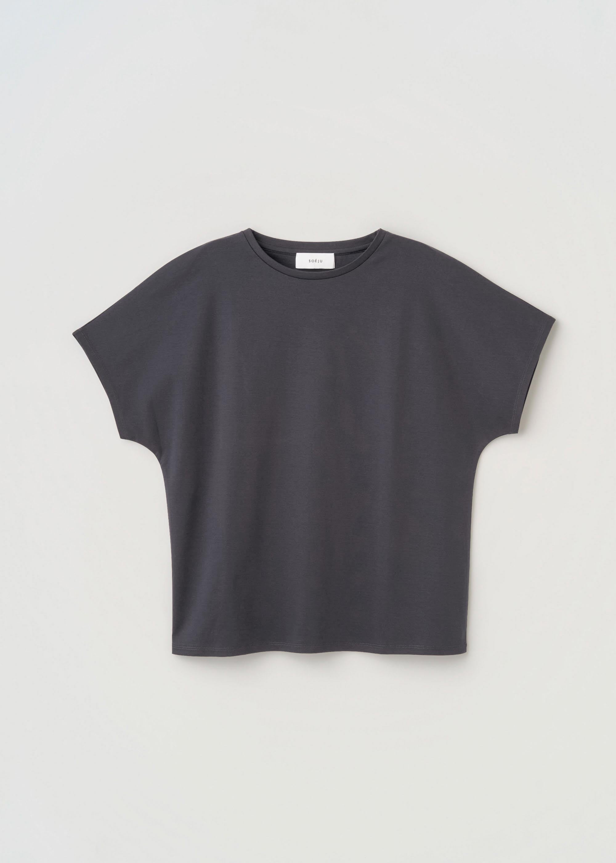 COOL SMOOTH ドルマンスリーブカットソー ブラック、グレー　2枚セット COOL SMOOTH ドルマンスリーブカットソー - SOÉJU online store｜上質