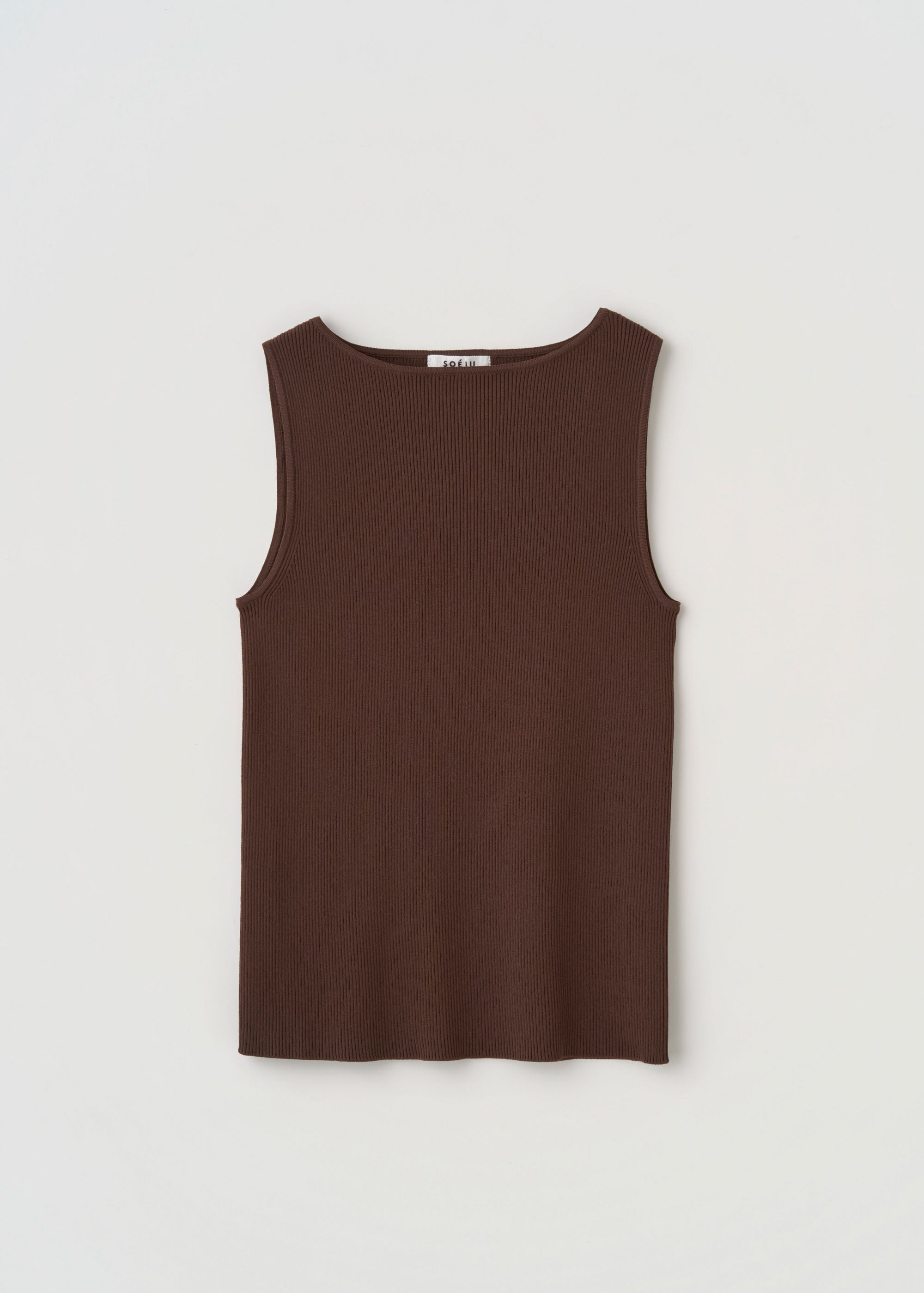 美Neck ノースリーブニット（ボートネック）