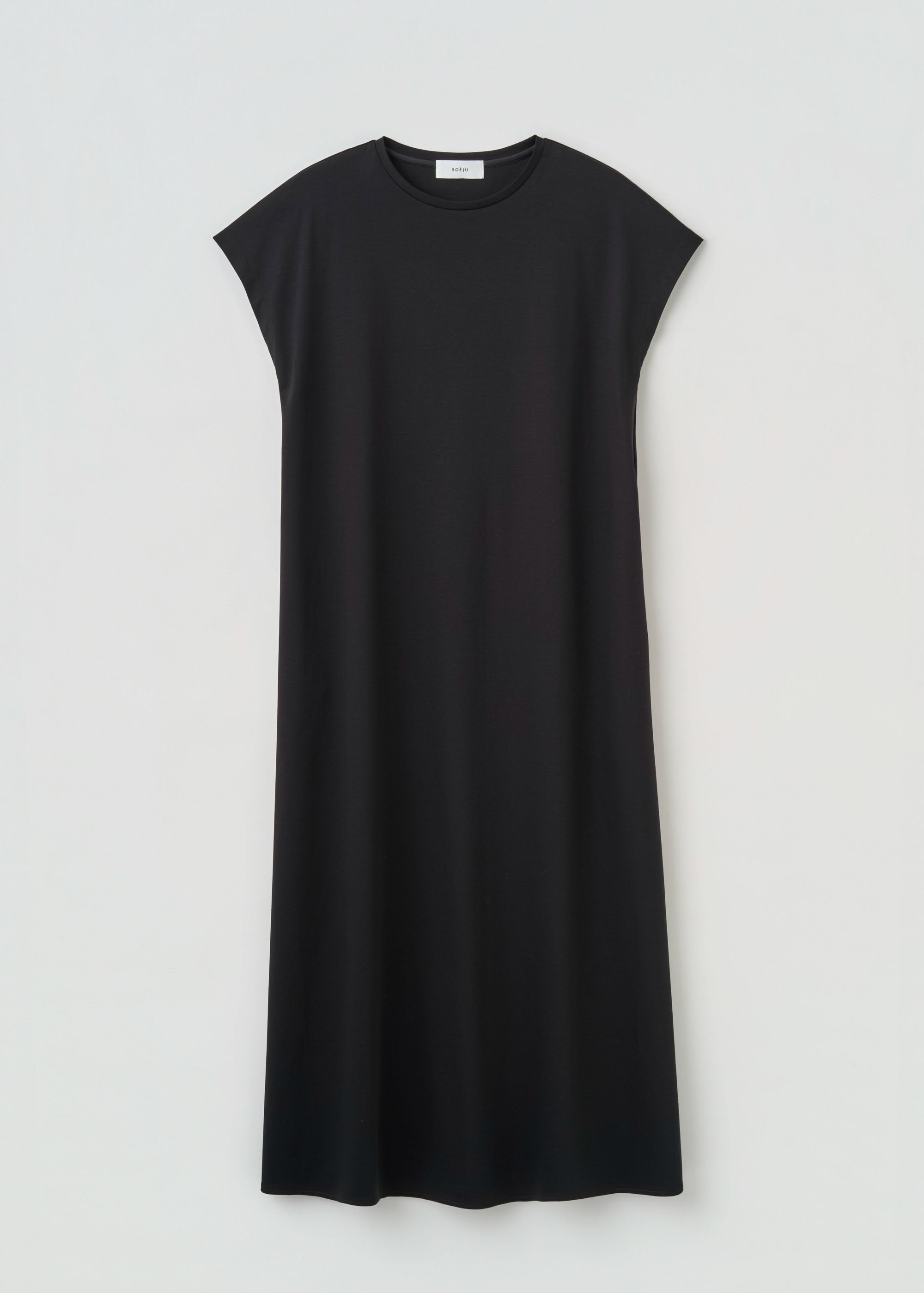 COOL SMOOTH フレンチスリーブマキシワンピース