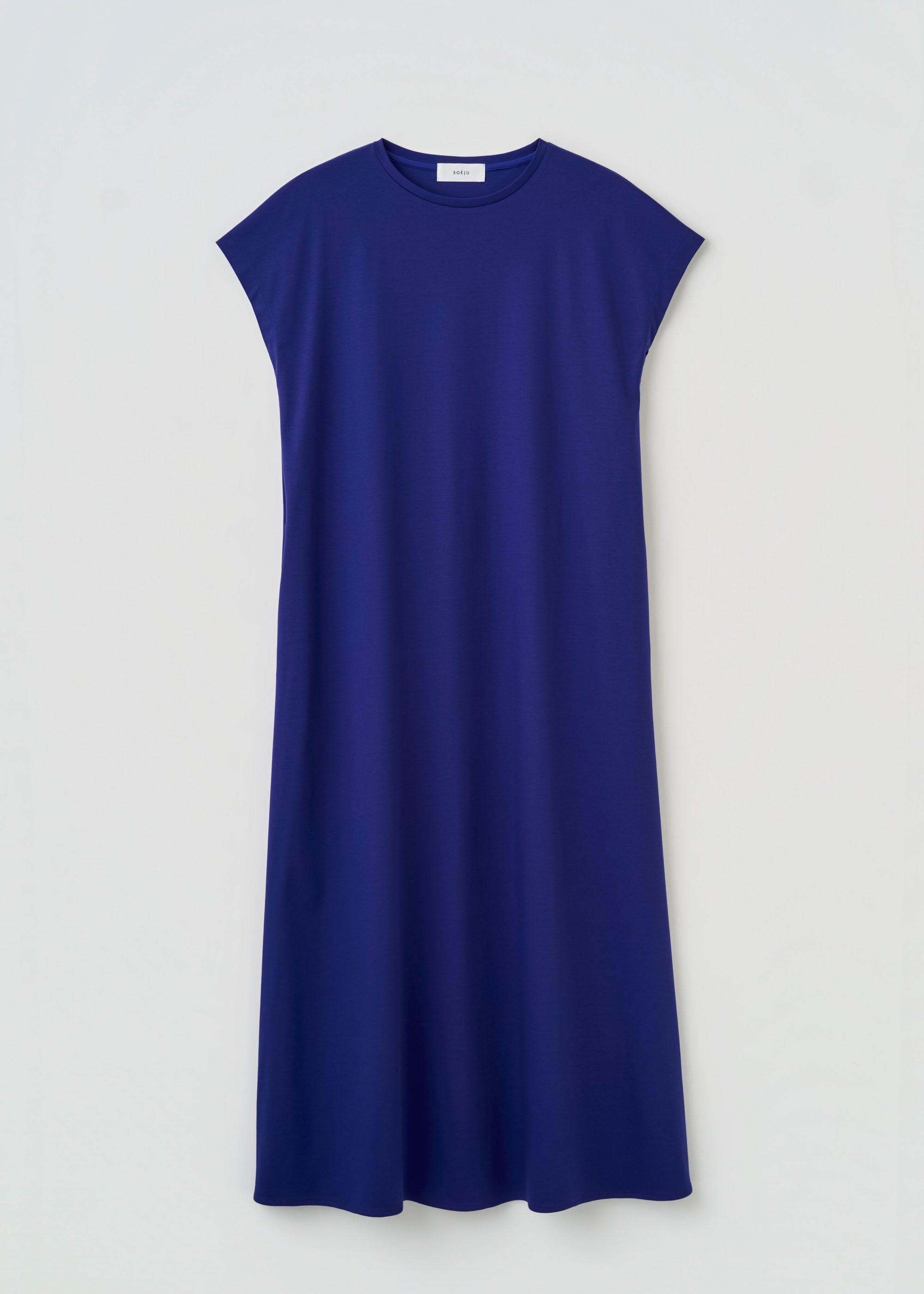 COOL SMOOTH フレンチスリーブマキシワンピース