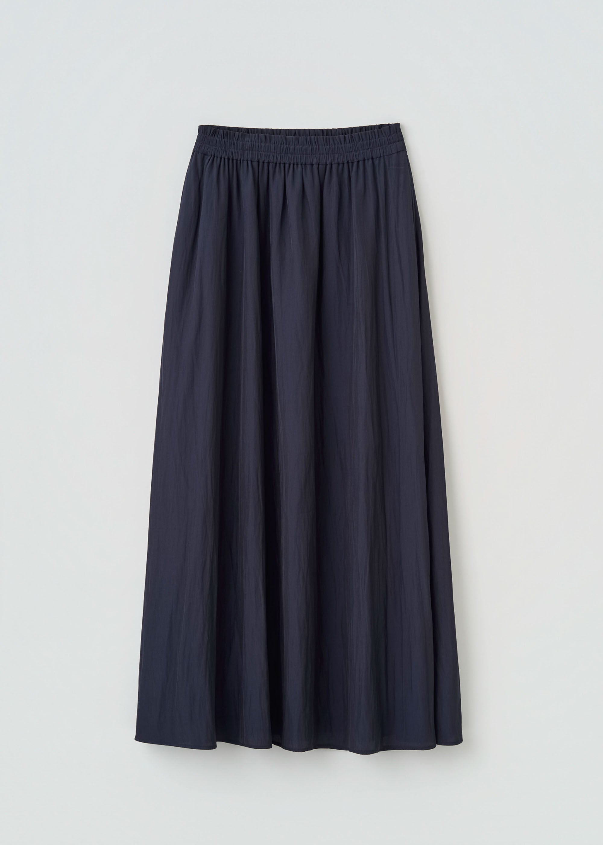 デシンギャザーロングスカート