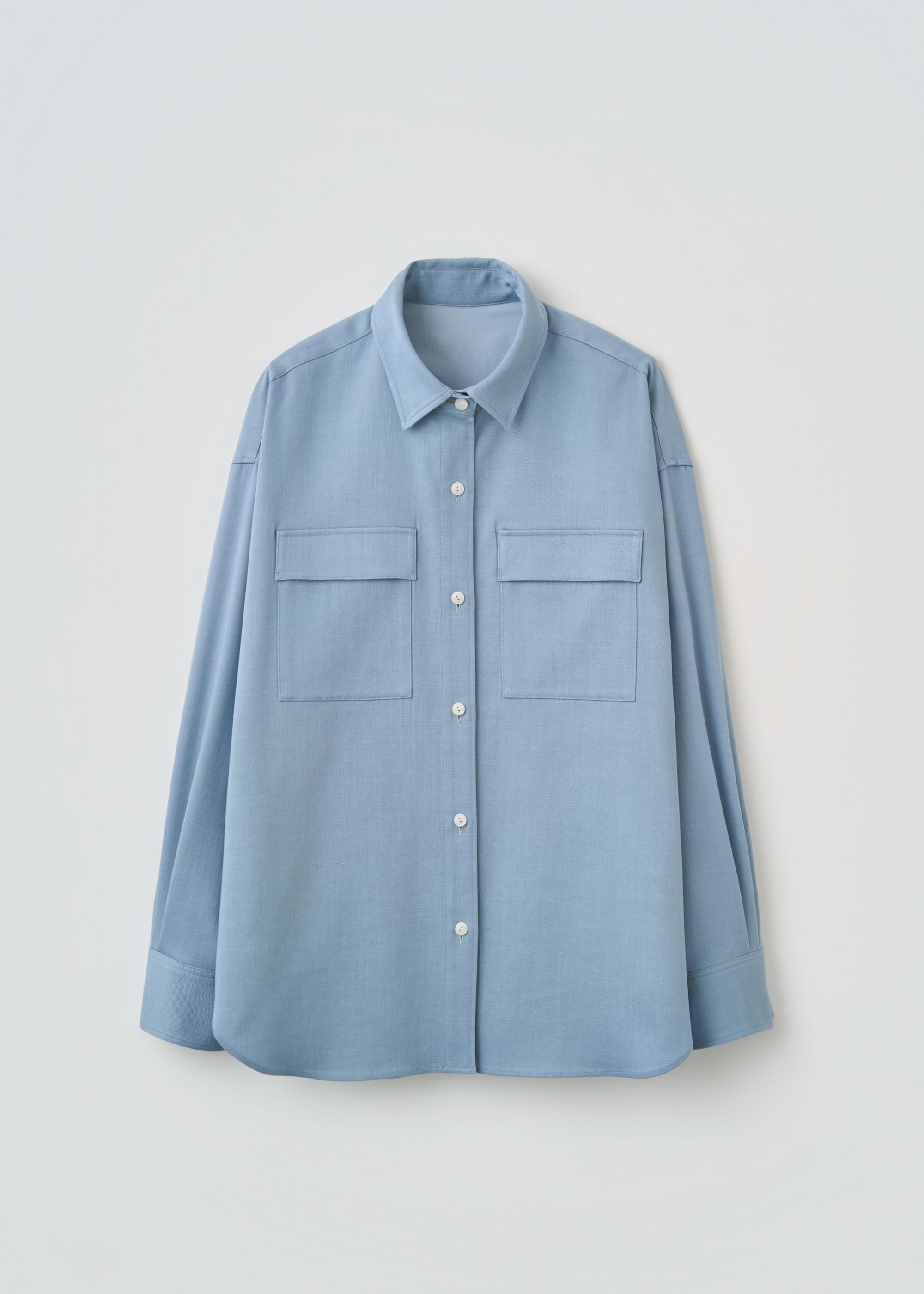 デニムライクシャツ