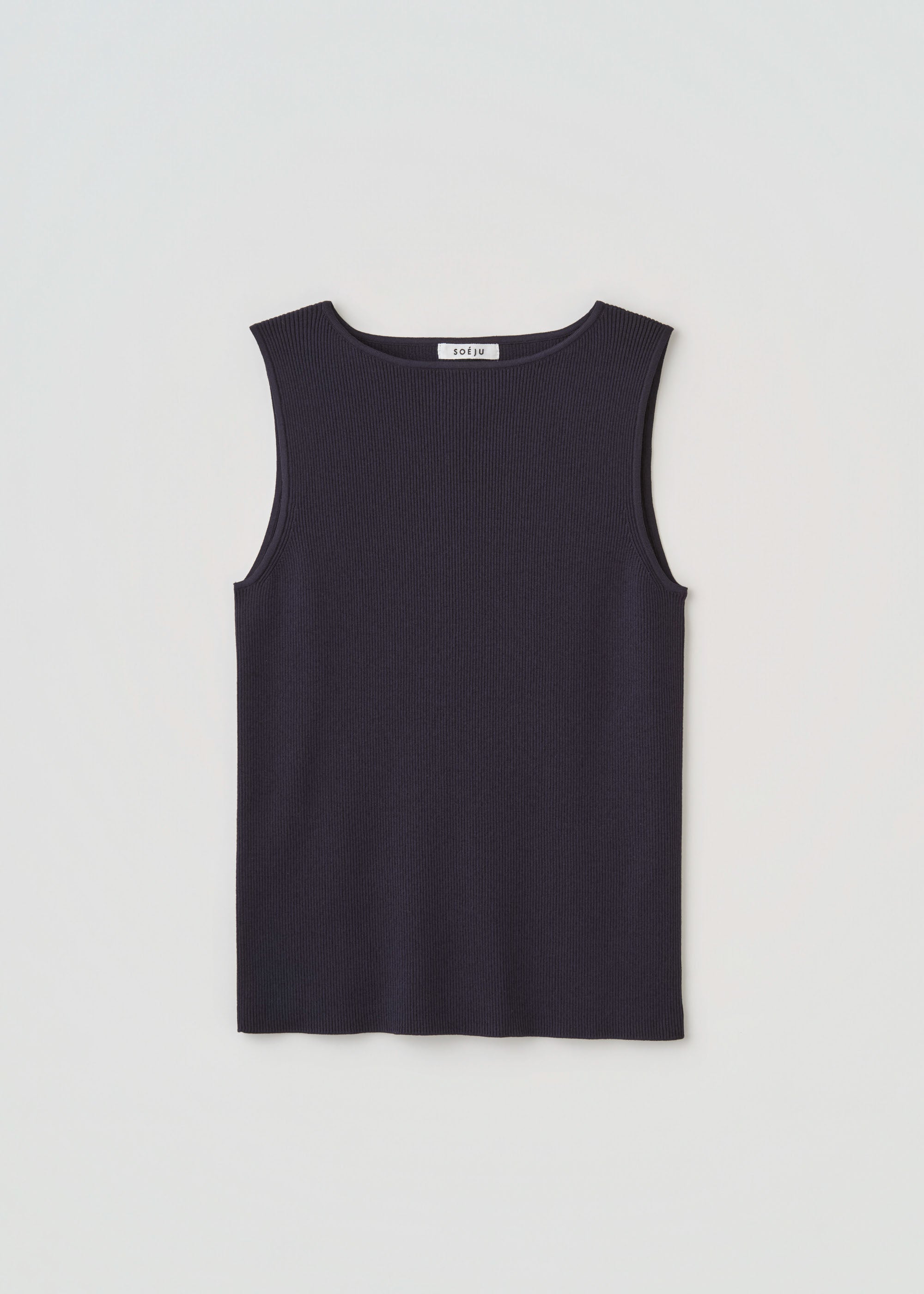 美Neck ノースリーブニット（ボートネック）