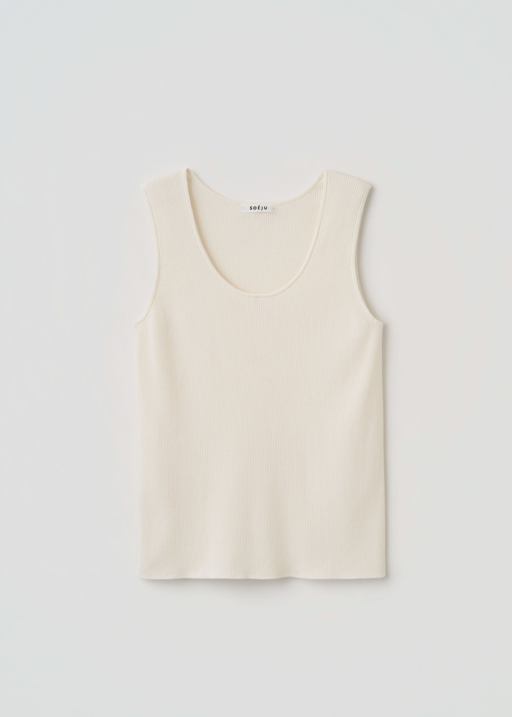 美Neck ノースリーブニット（Uネック）