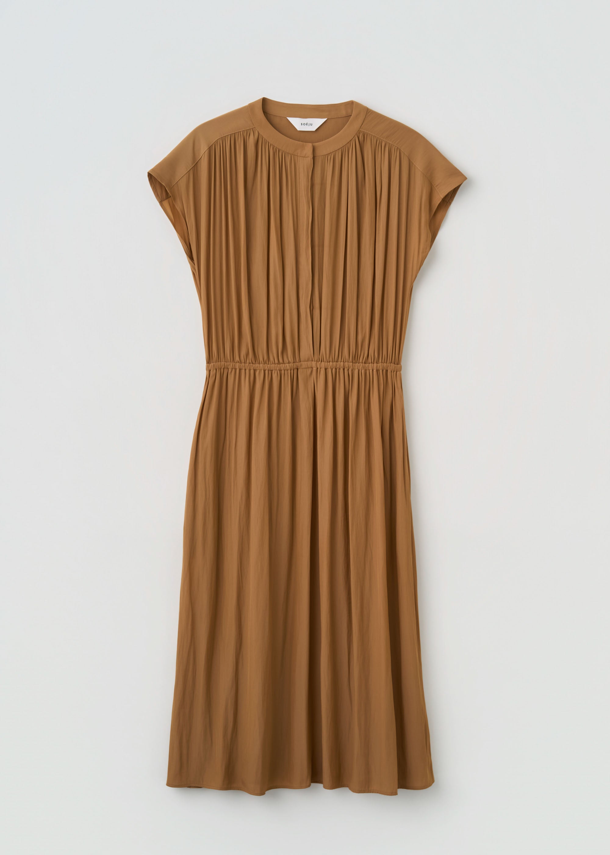 デシンギャザーワンピース