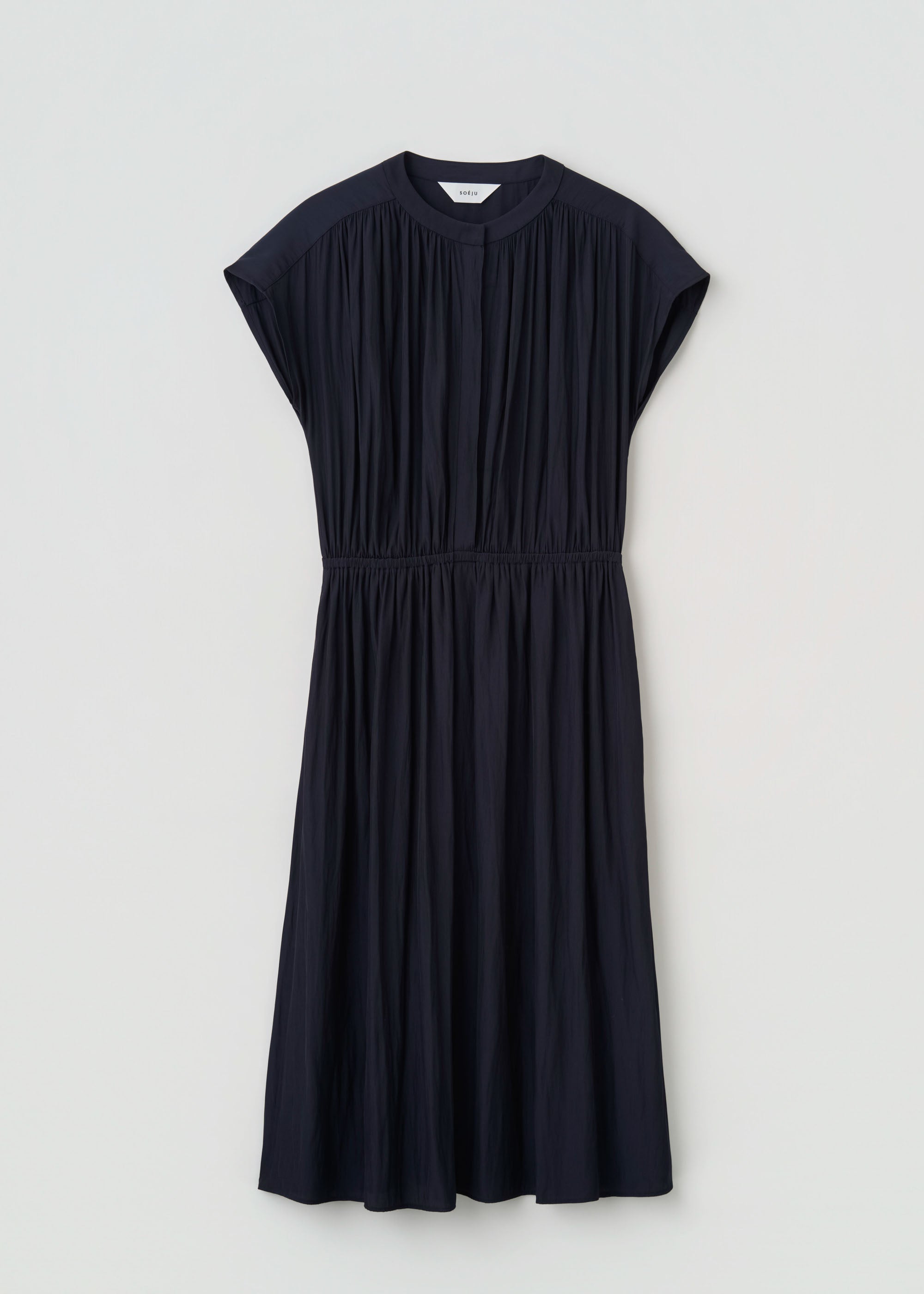 デシンギャザーワンピース