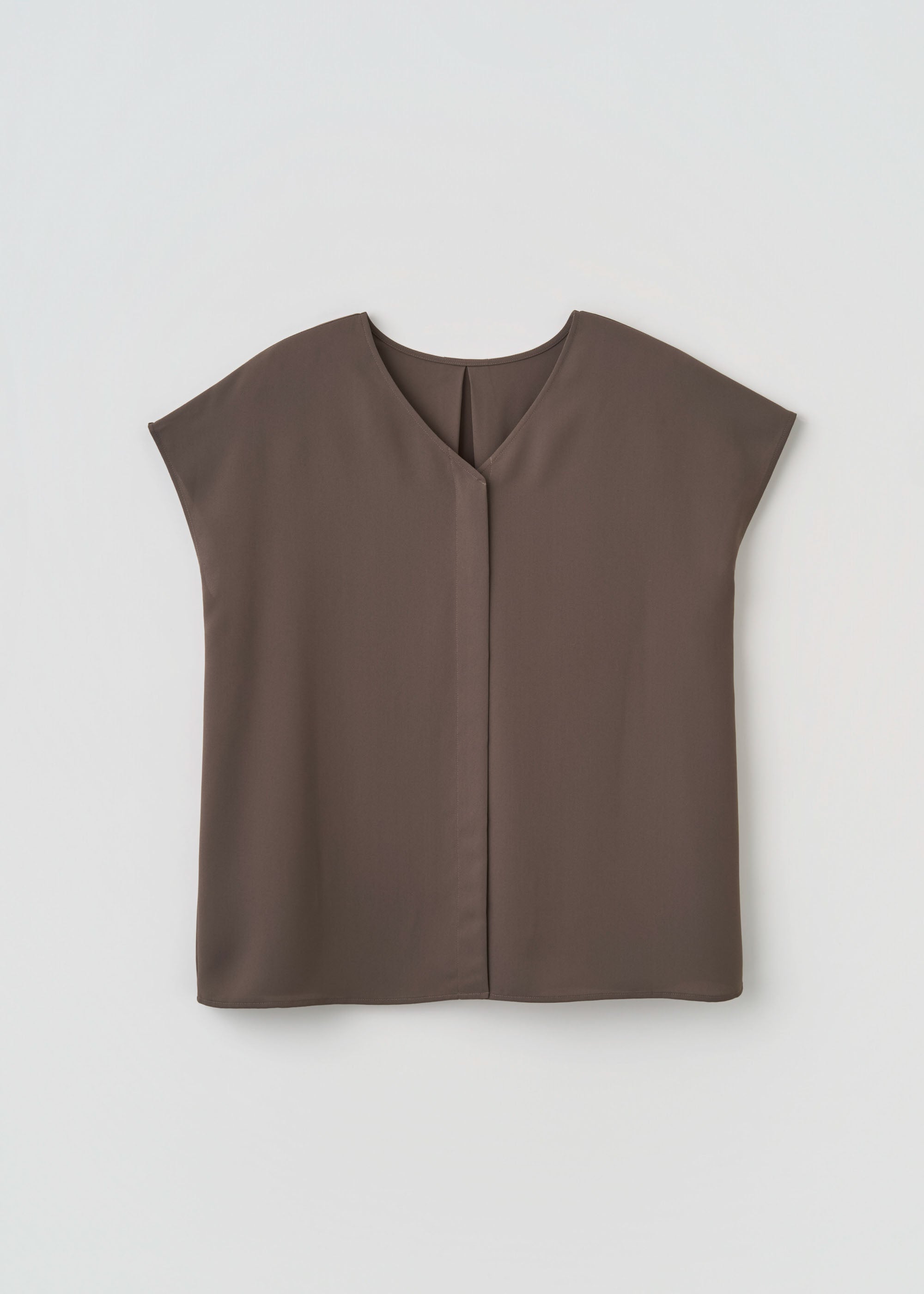 エアリージョーゼットショートスリーブブラウス