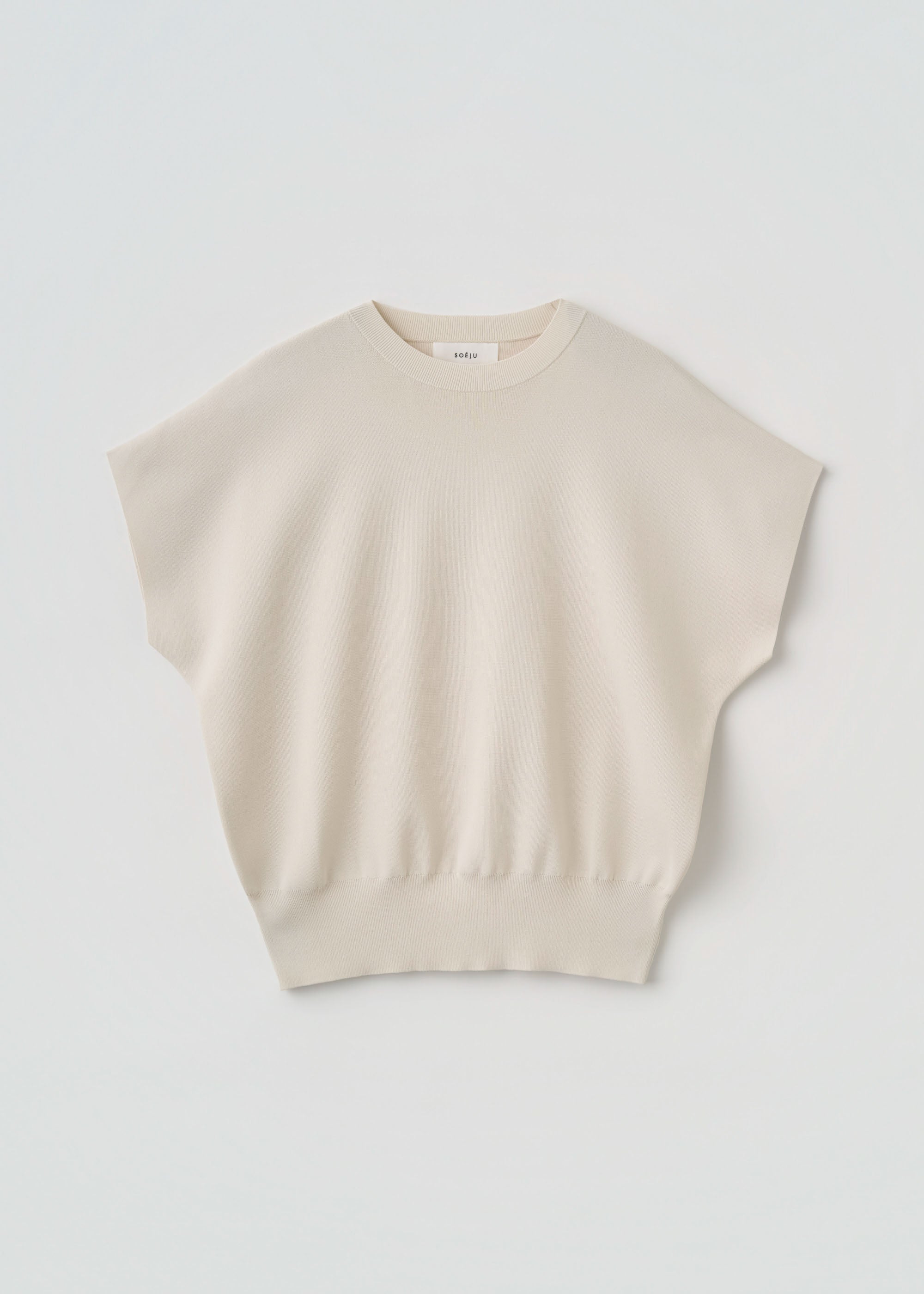 ショートスリーブコクーンニット