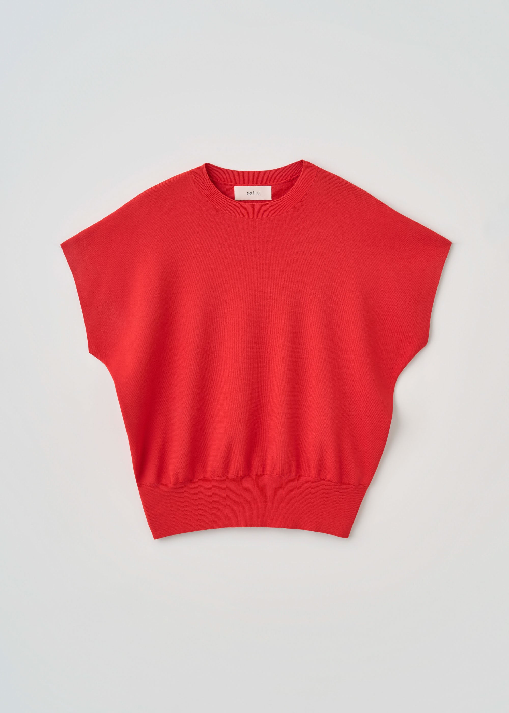 ショートスリーブコクーンニット