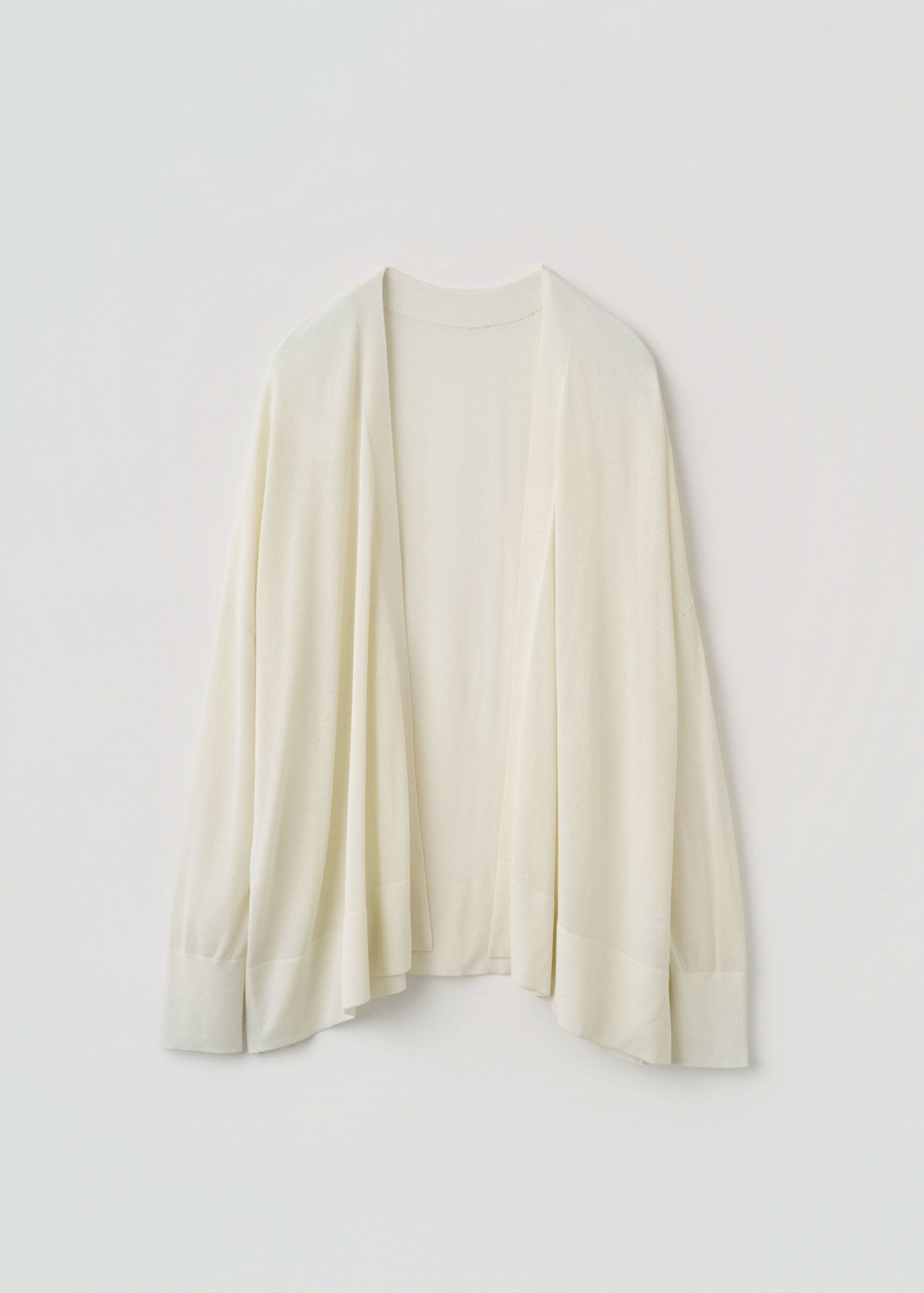 シアードレープカーディガン