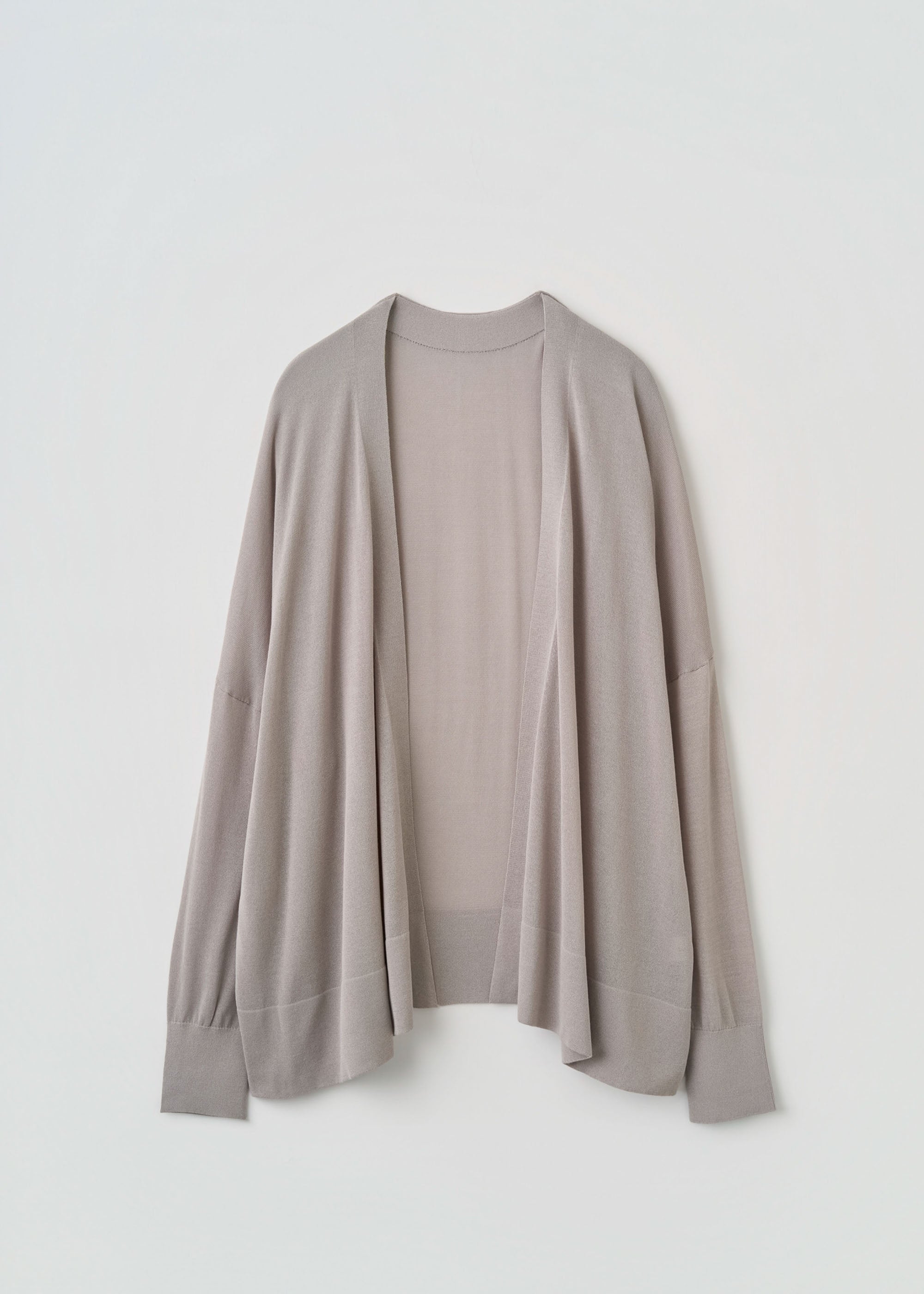 シアードレープカーディガン