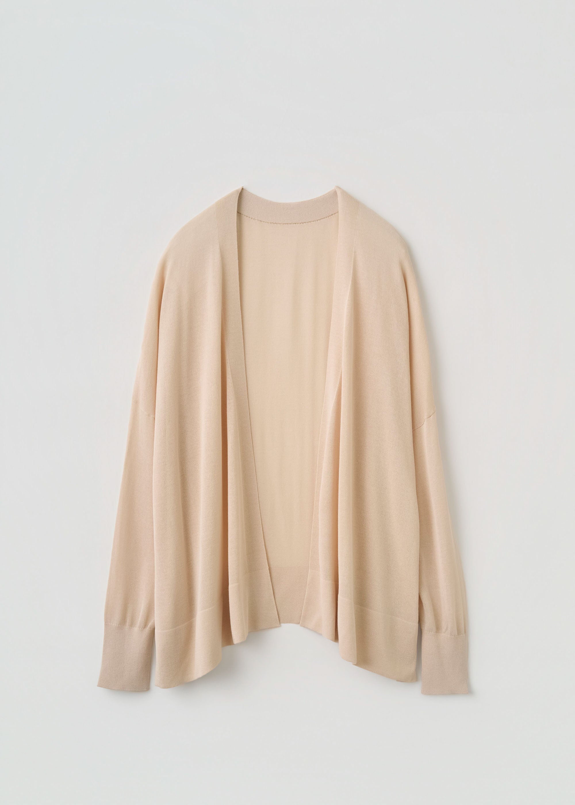 シアードレープカーディガン