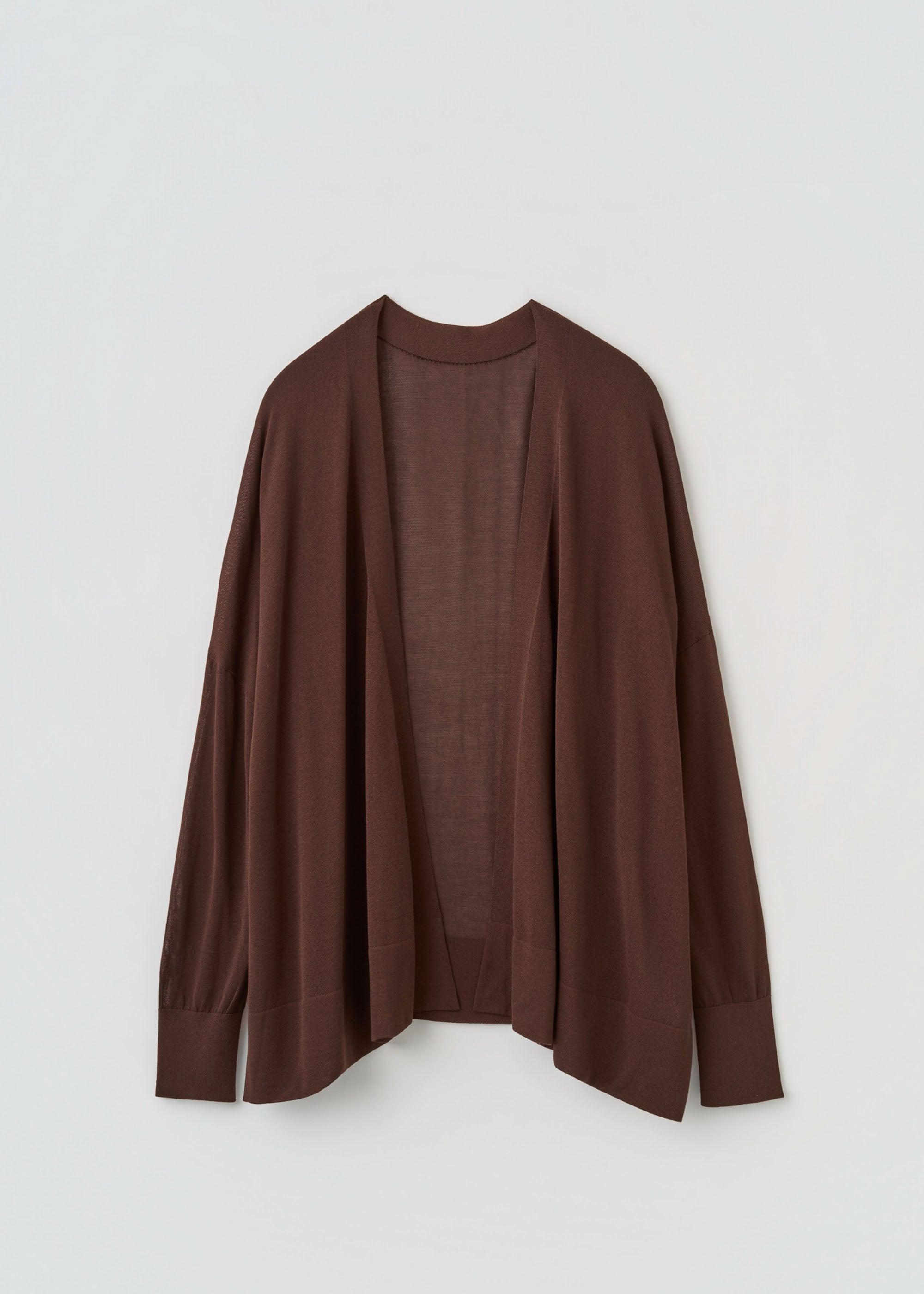 シアードレープカーディガン