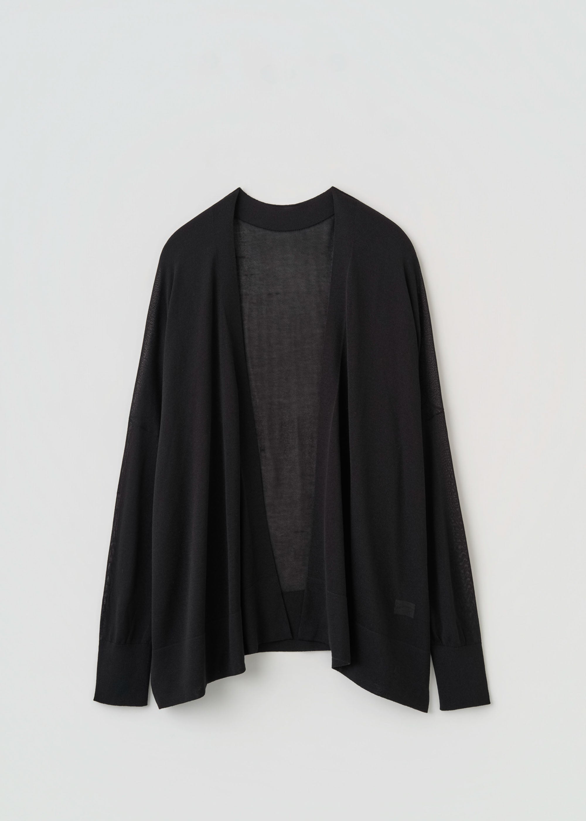 シアードレープカーディガン