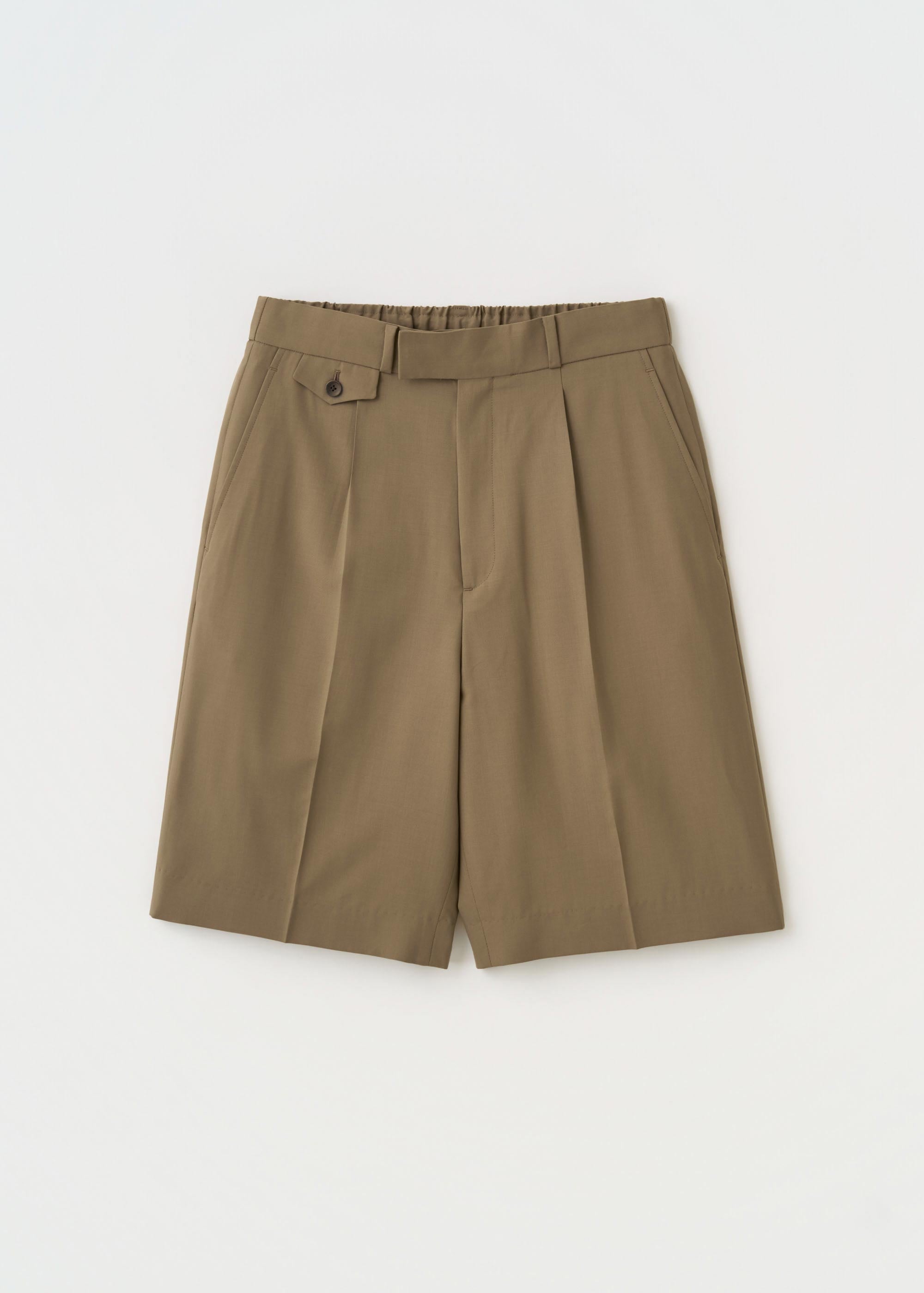 スーパー140ライトウールバミューダパンツ