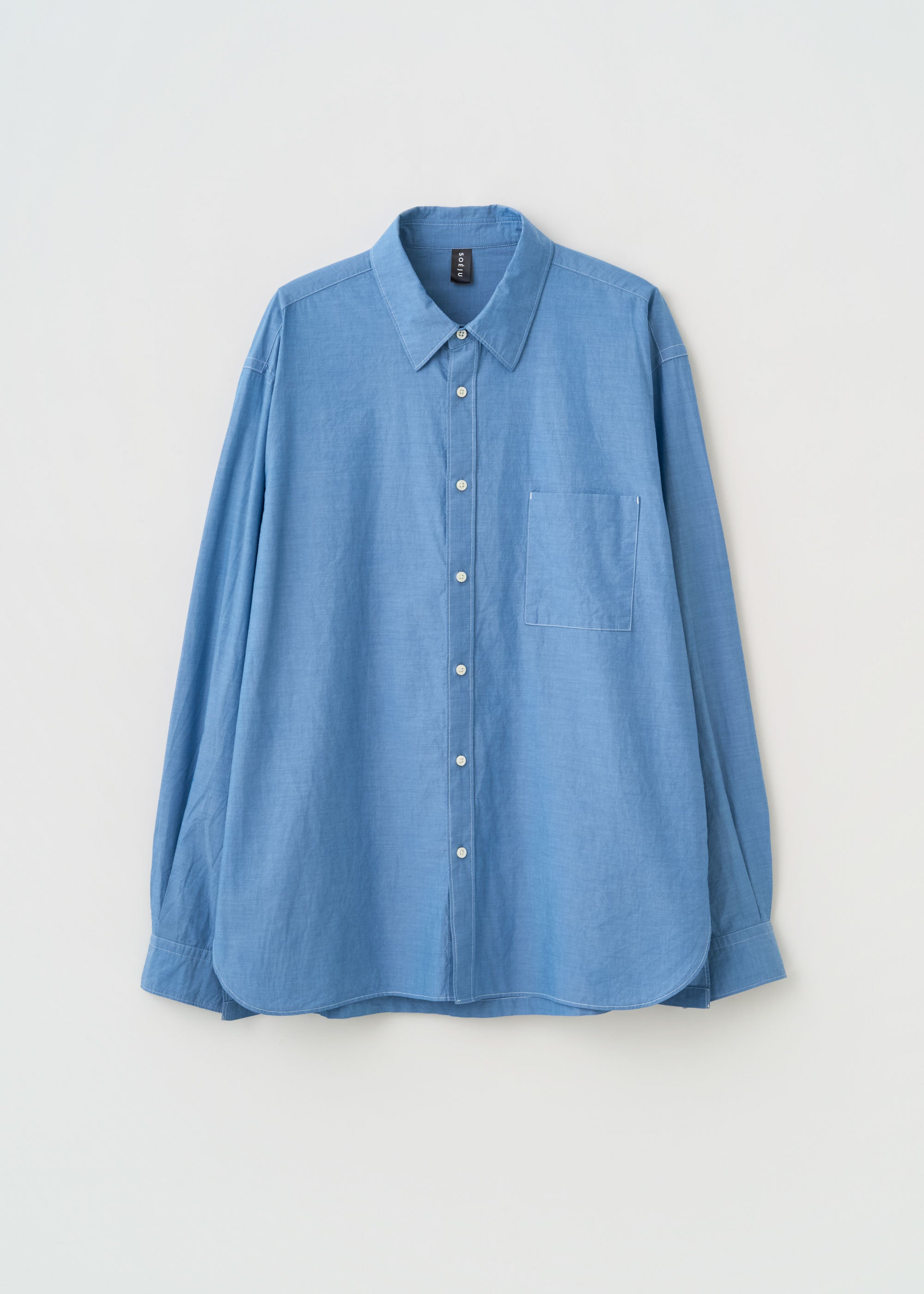 コットンシルクシャツ