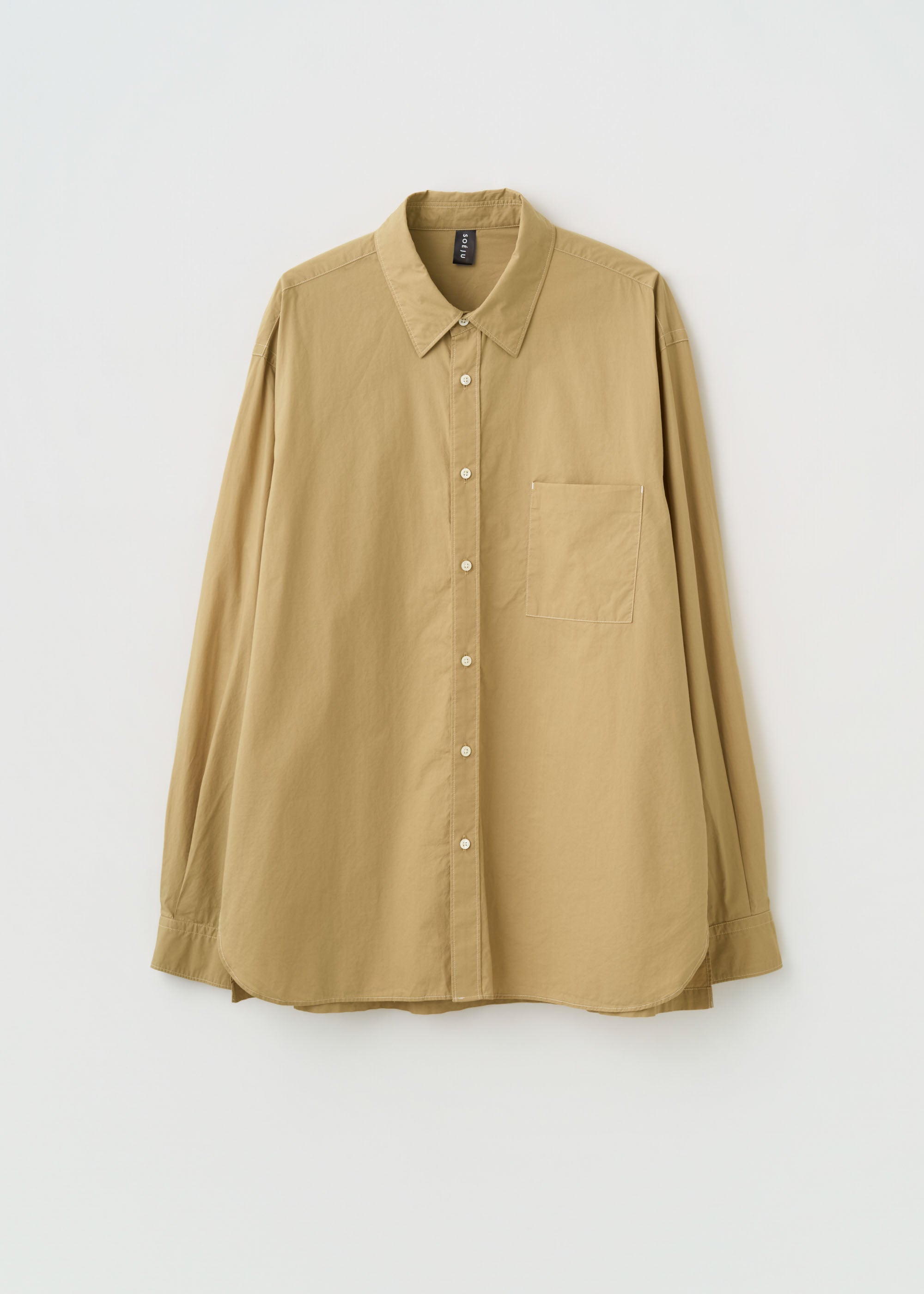 コットンシルクシャツ