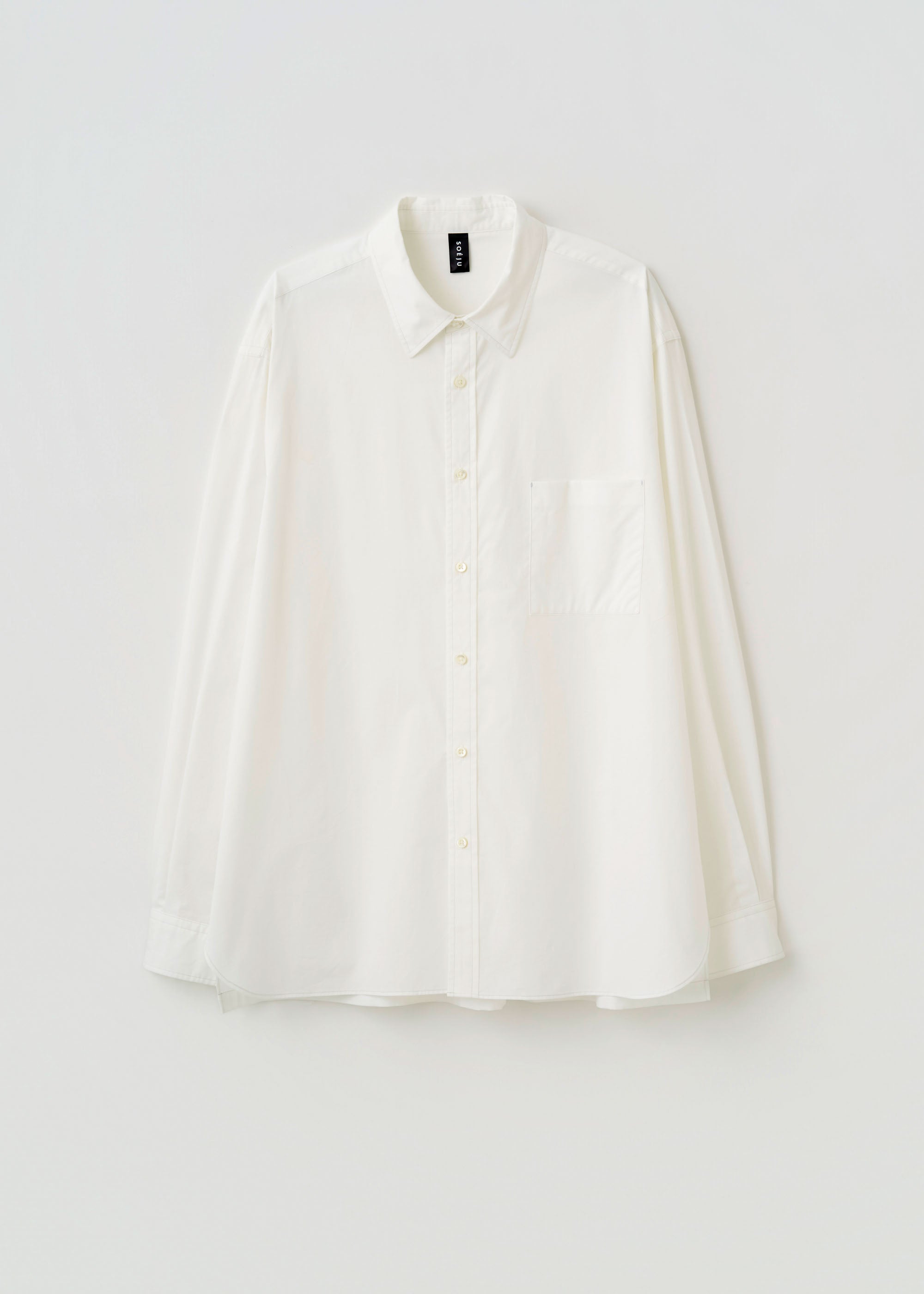 コットンシルクシャツ