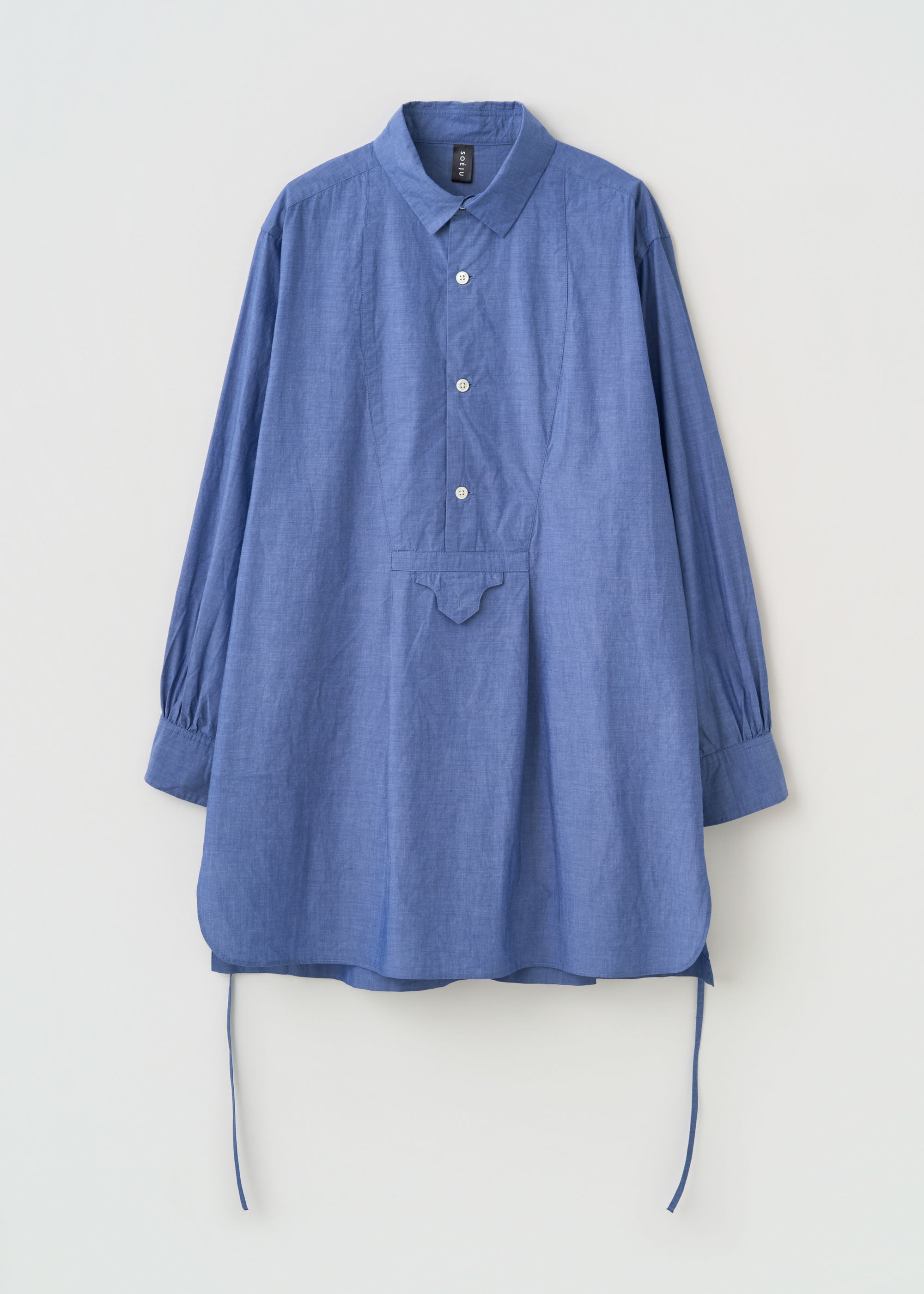 コットンシルクブザムチュニックシャツ｜SOÉJU k - SOÉJU online store