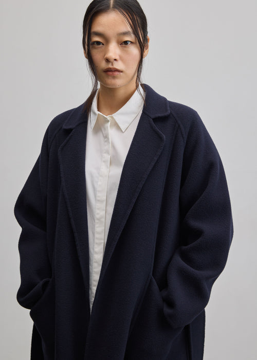 ウールリバーローブコート