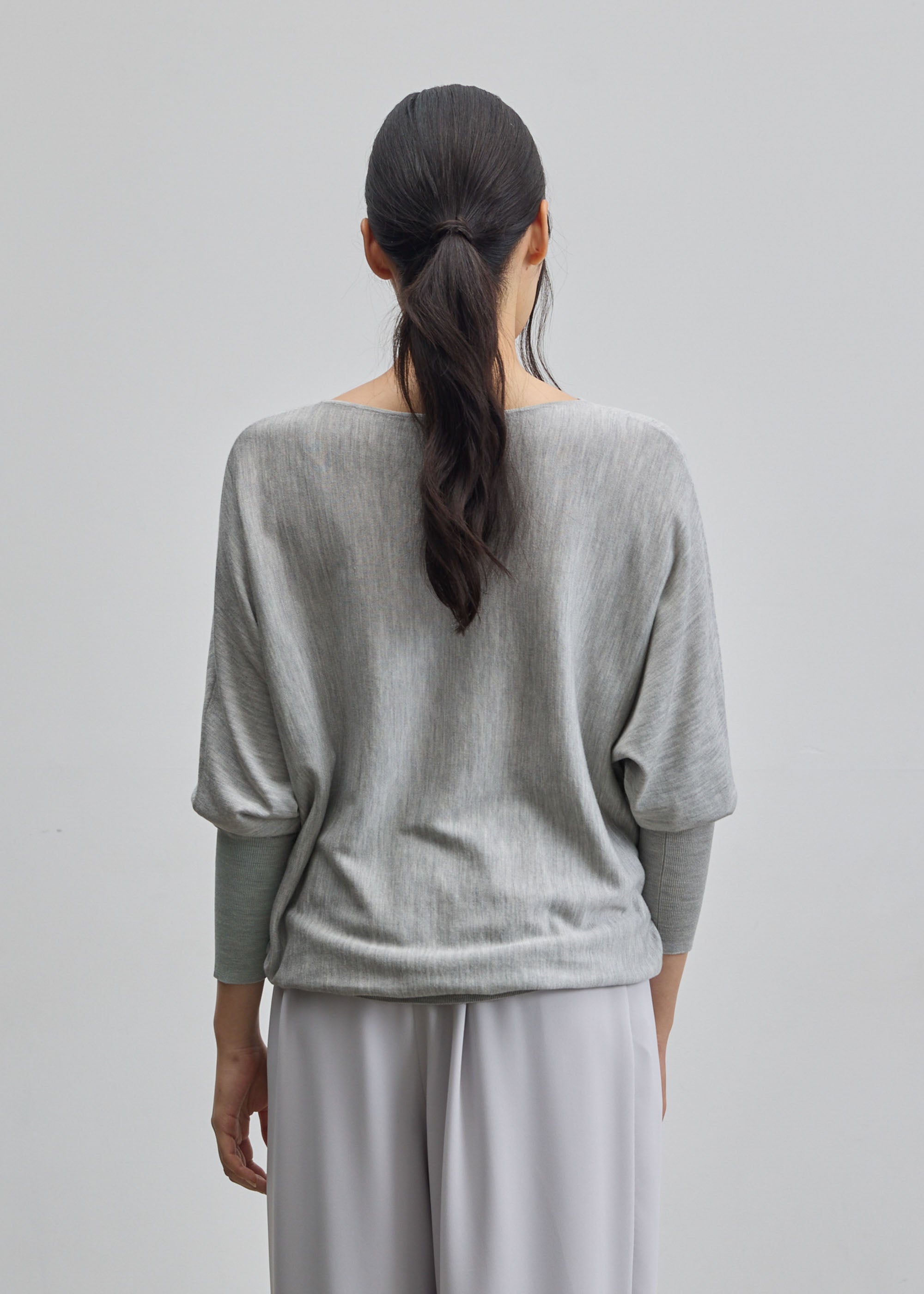 【新品タグ付】GALERIE VIE レンシルコットン ボートネックプルオーバー ボートネックプルオーバー – PRISTINE