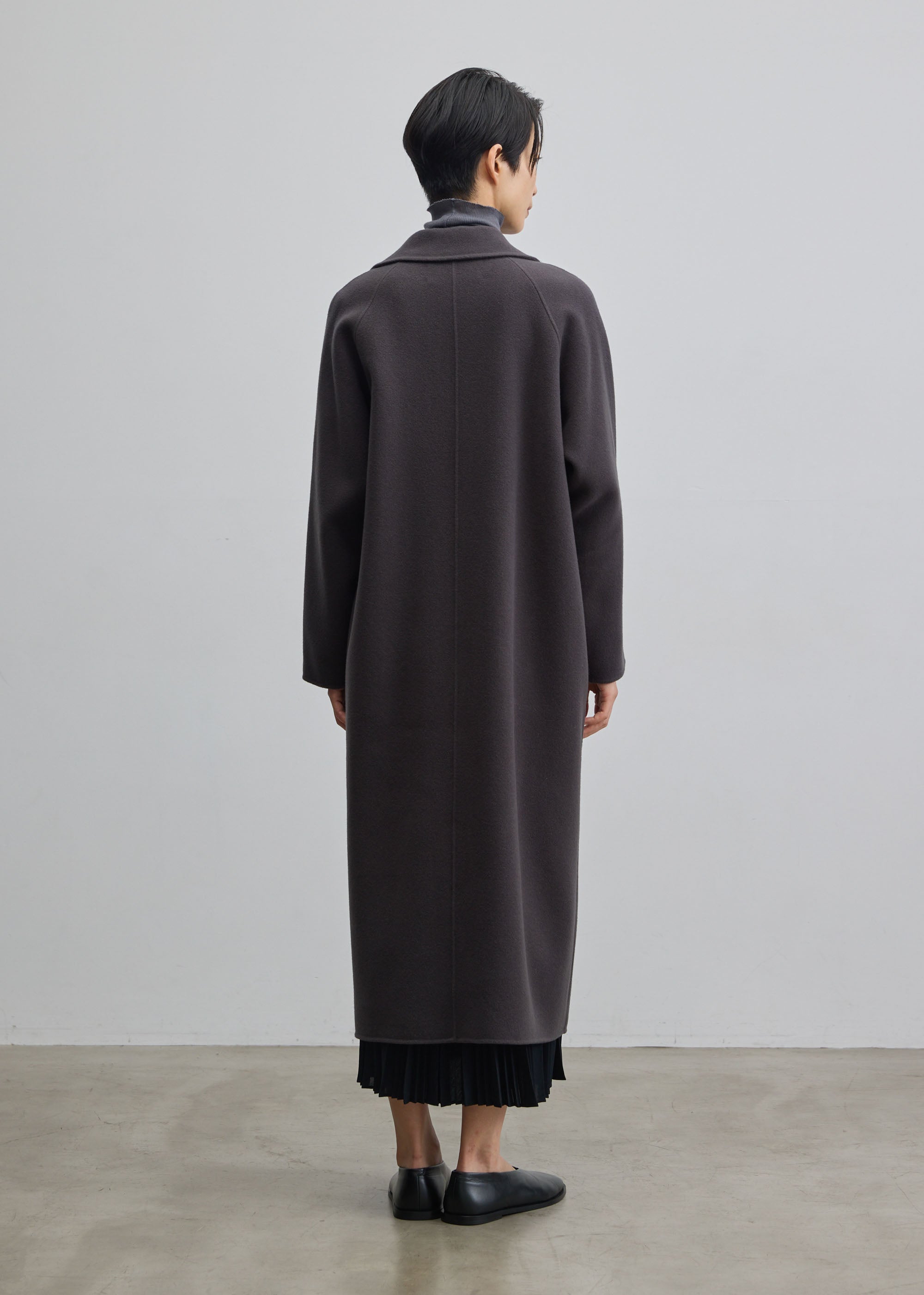 ウールリバーローブコート