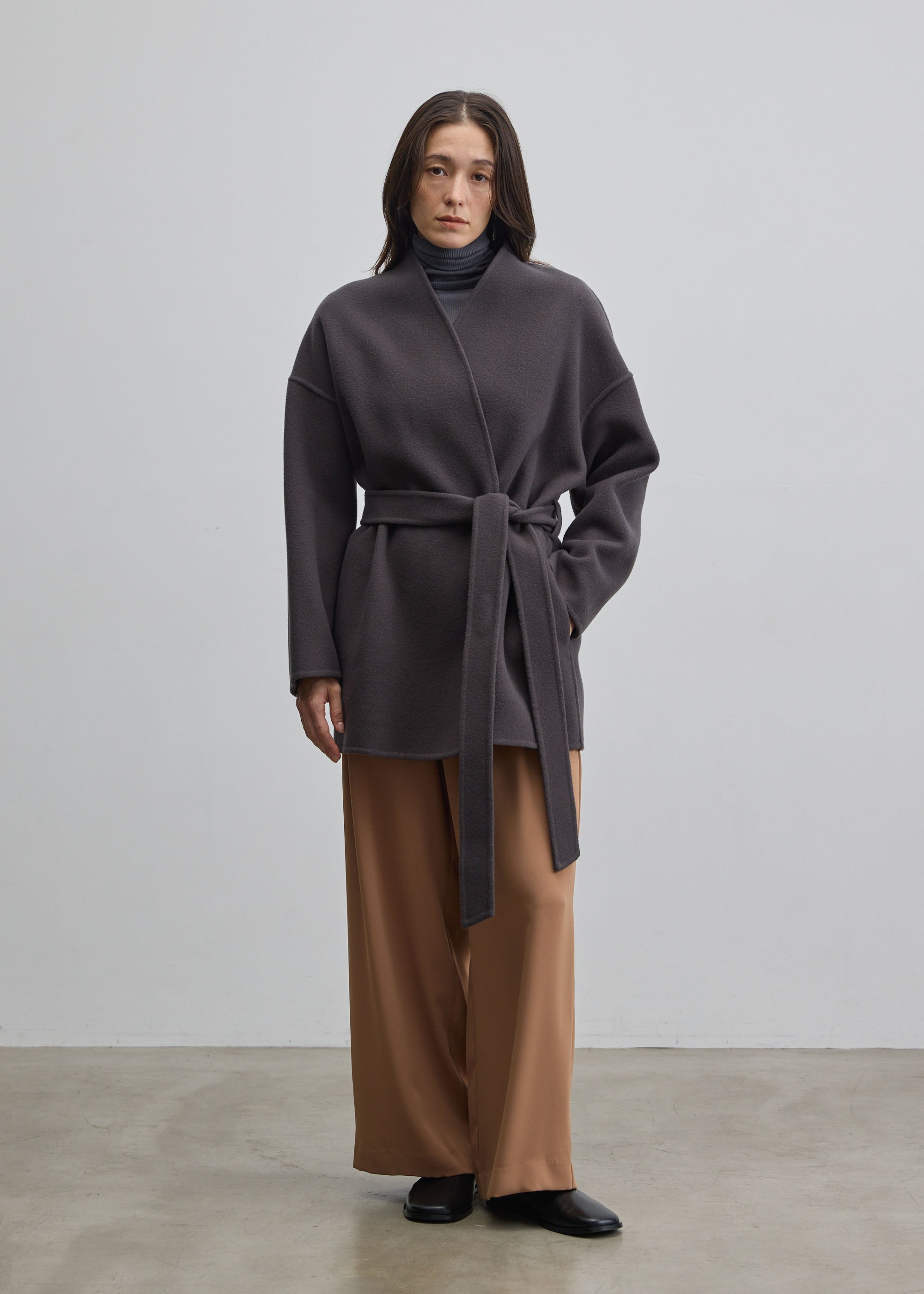 サイドタックワイドパンツ - SOÉJU online store｜上質な大人の女性の