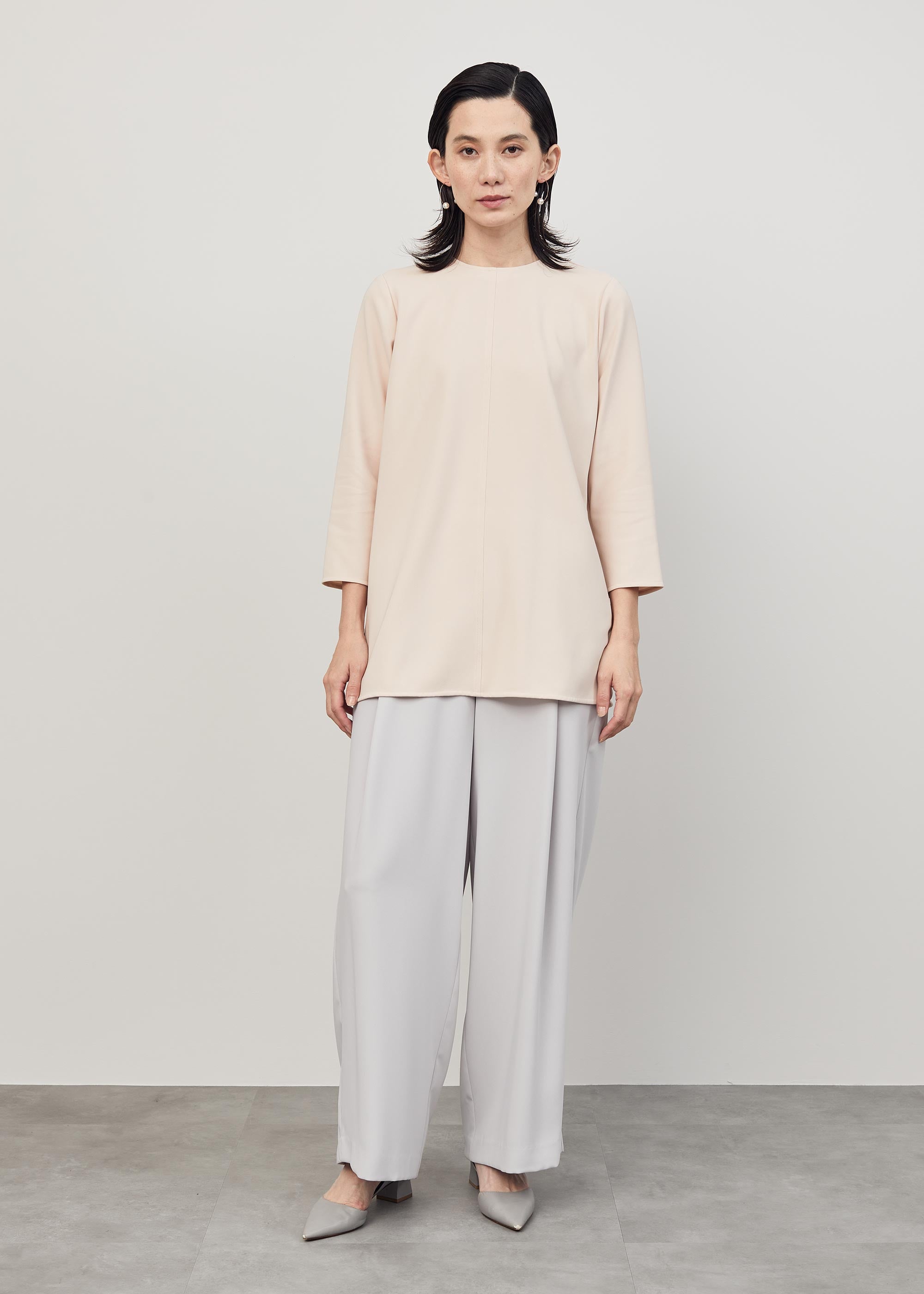 Aラインチュニックブラウス - SOÉJU online store｜上質な大人の女性の