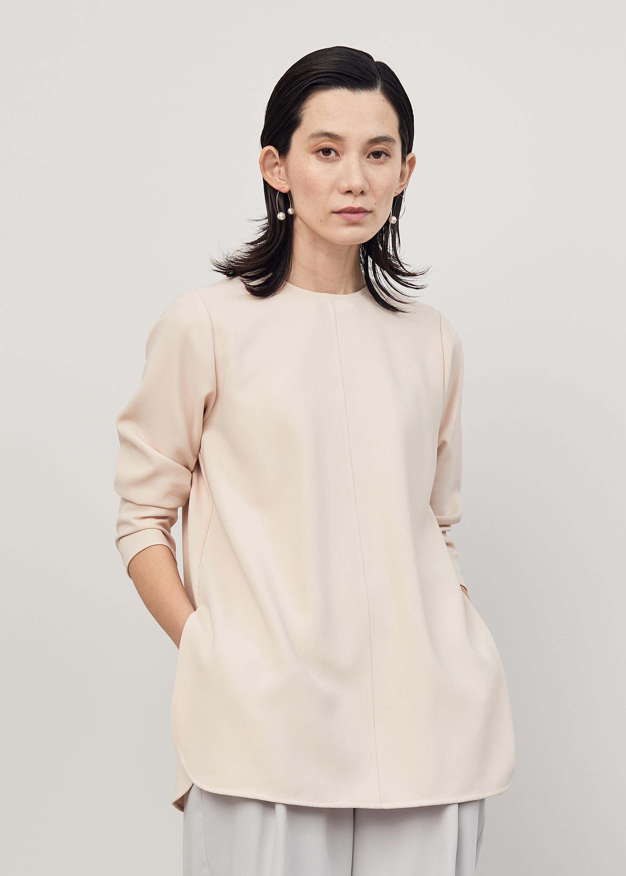 Aラインチュニックブラウス - SOÉJU online store｜上質な大人の女性の