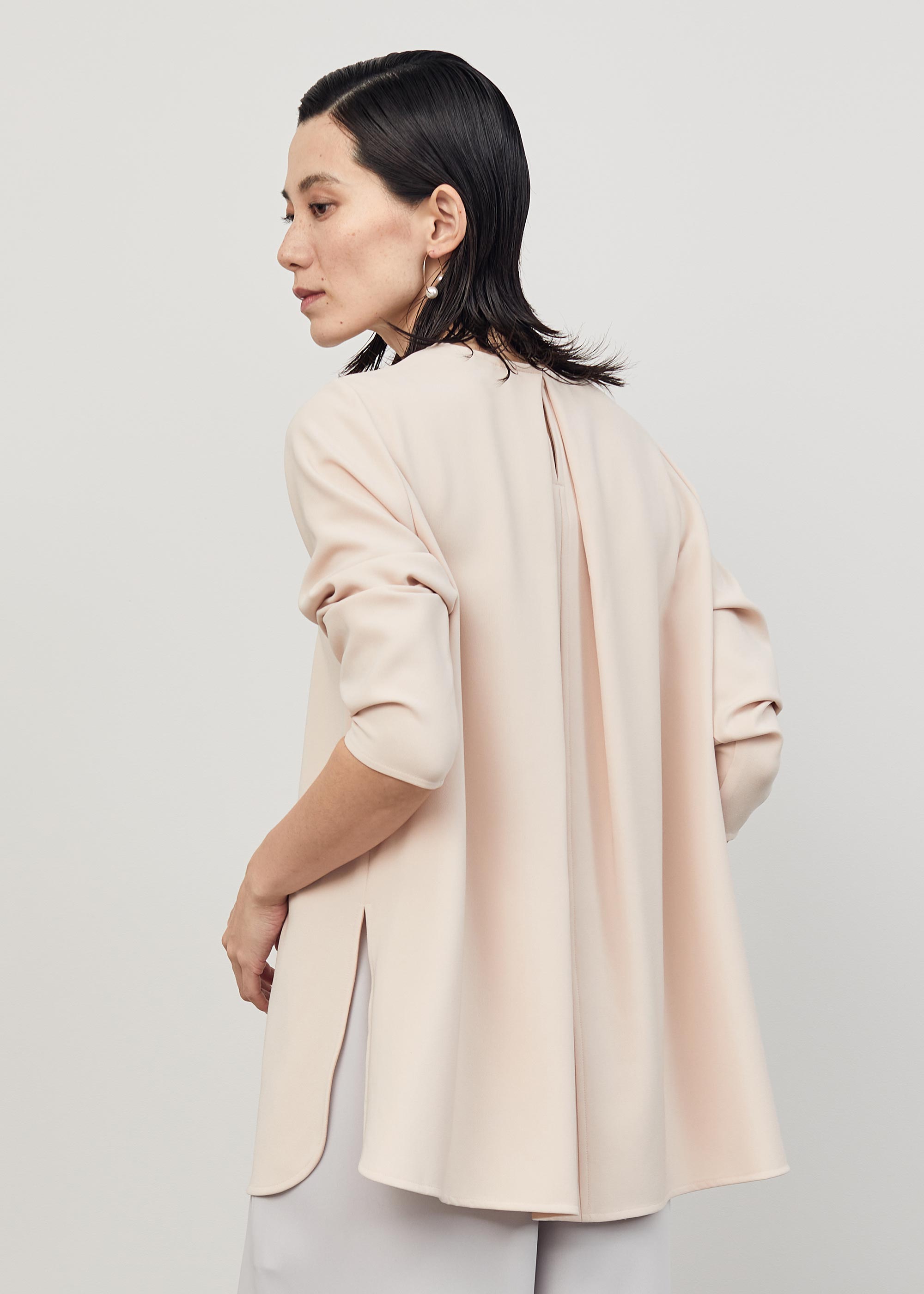 Aラインチュニックブラウス - SOÉJU online store｜上質な大人の女性の