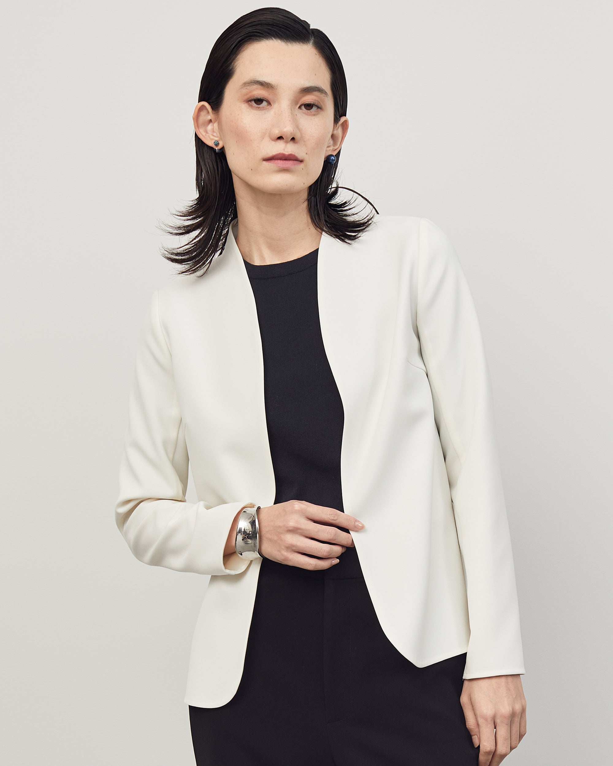 SOEJU　ソージュ　ストレッチファインライトジャケット　ホワイト　S　極美品 0830_SoejuEC_1066_decd25ef-